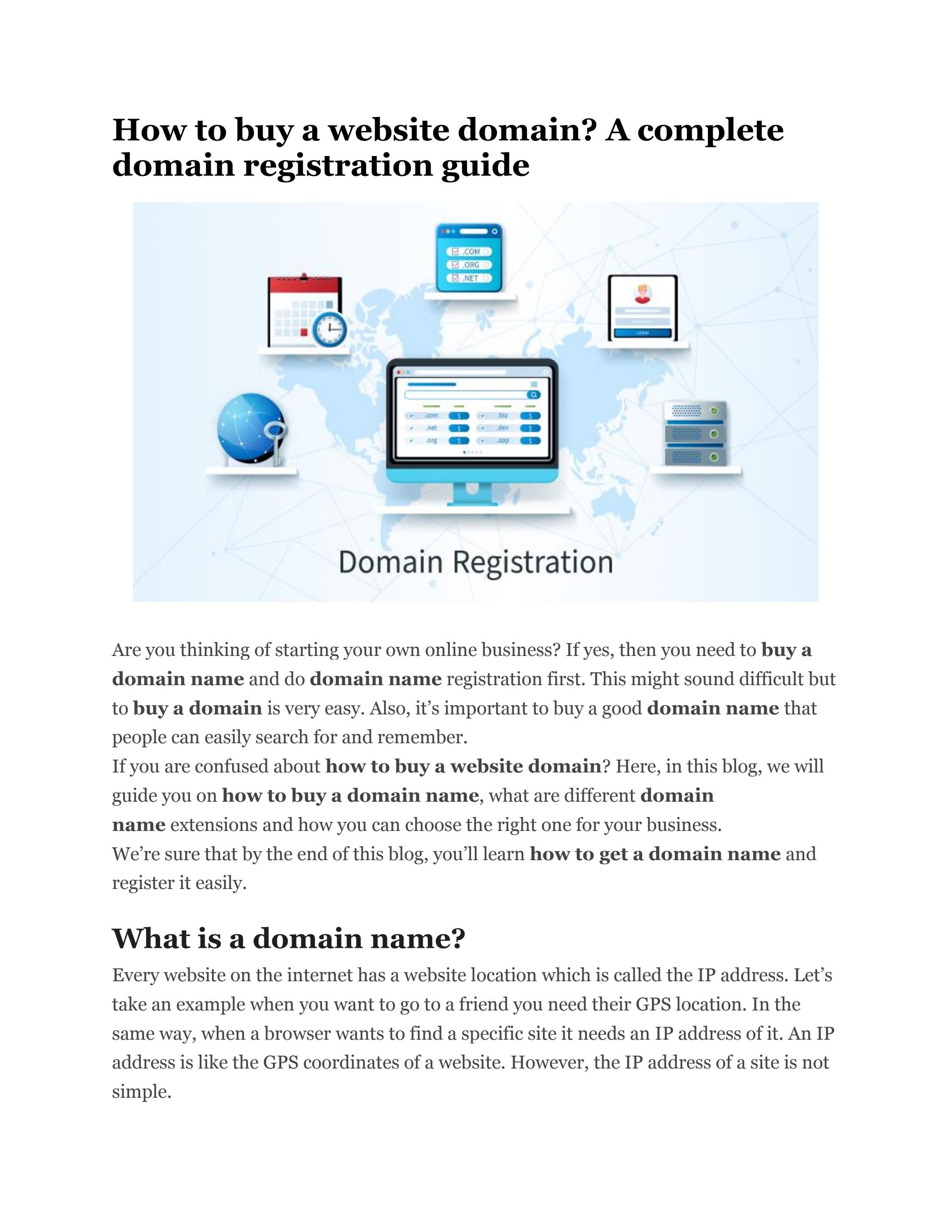 How to buy a website domain? Domain registration guide by Adam Wilson ...