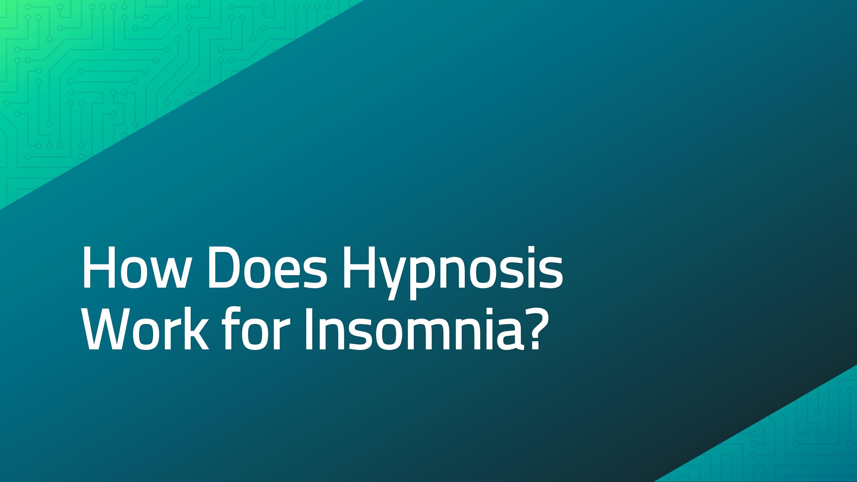 How Does Hypnosis Work for Insomnia? by Christian Raphael Hypnotherapy