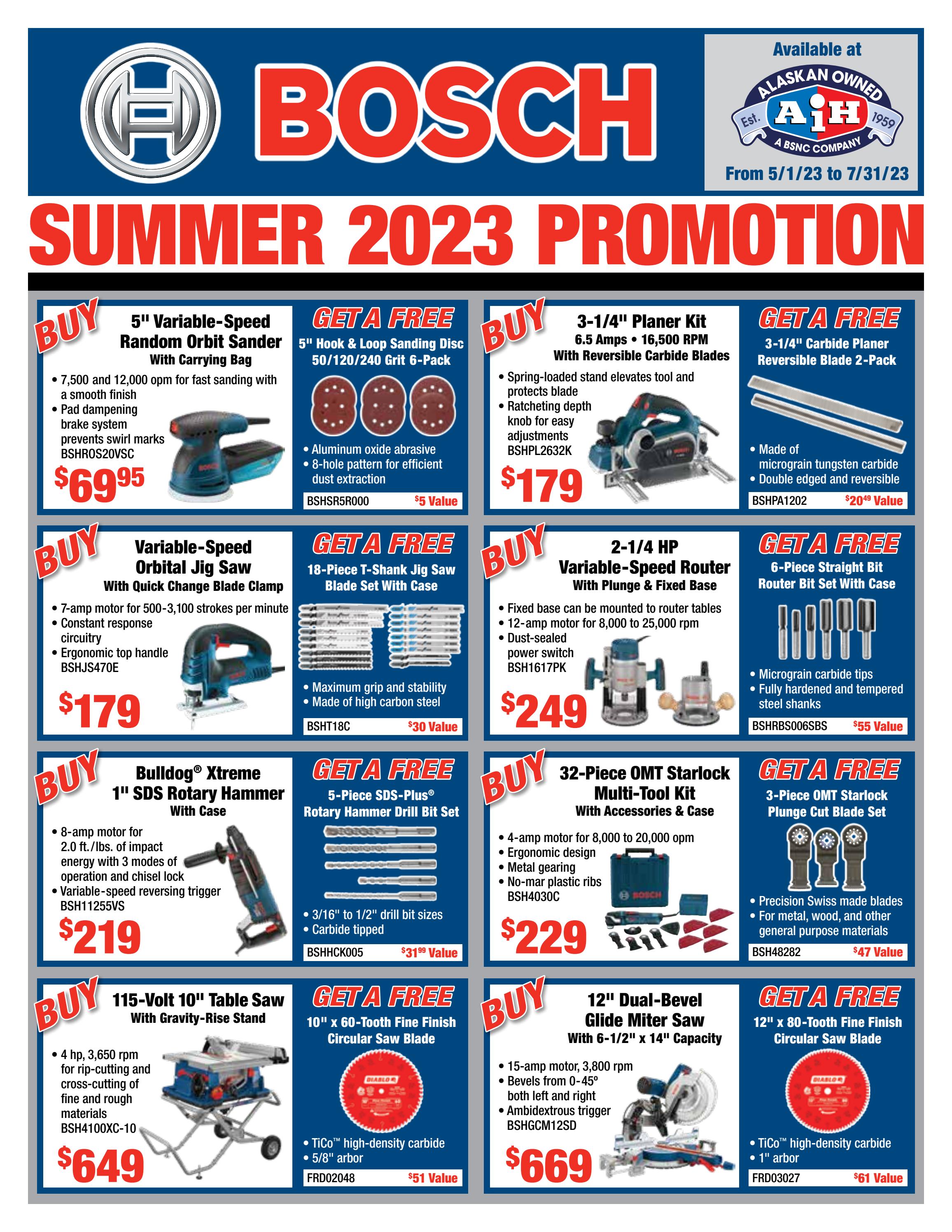 Bosch Summer Promotion by Alaska Industrial Hardware Issuu