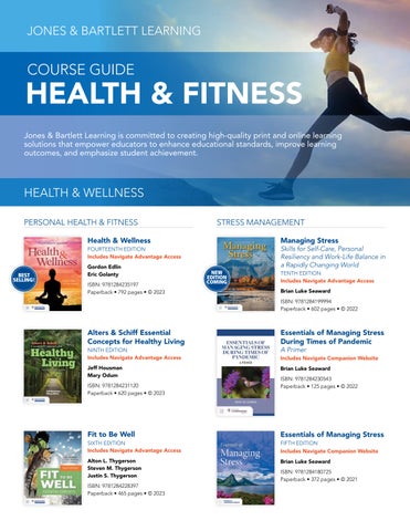Health & Fitness Course Guide by Jones & Bartlett Learning - Issuu
