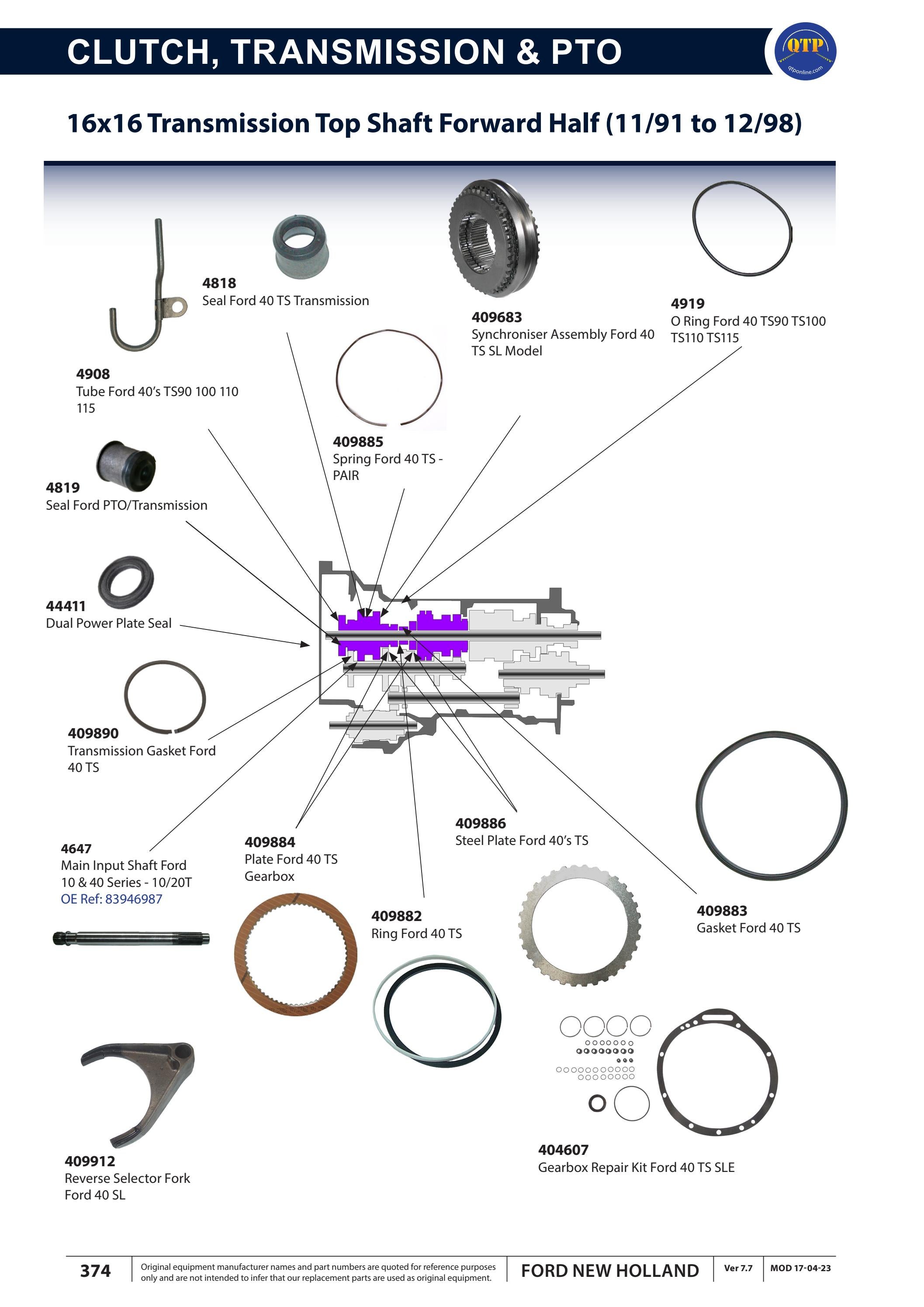 Ford New Holland Parts Catalogue! by Quality Tractor Parts Issuu