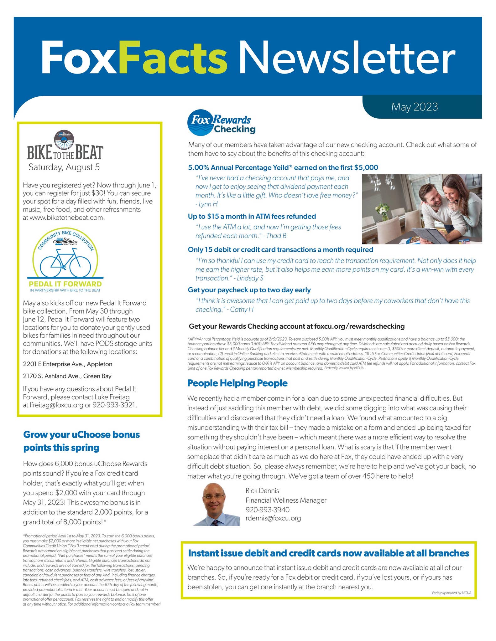 Fox Facts Newsletter - May 2023 by Fox Communities Credit Union - Issuu