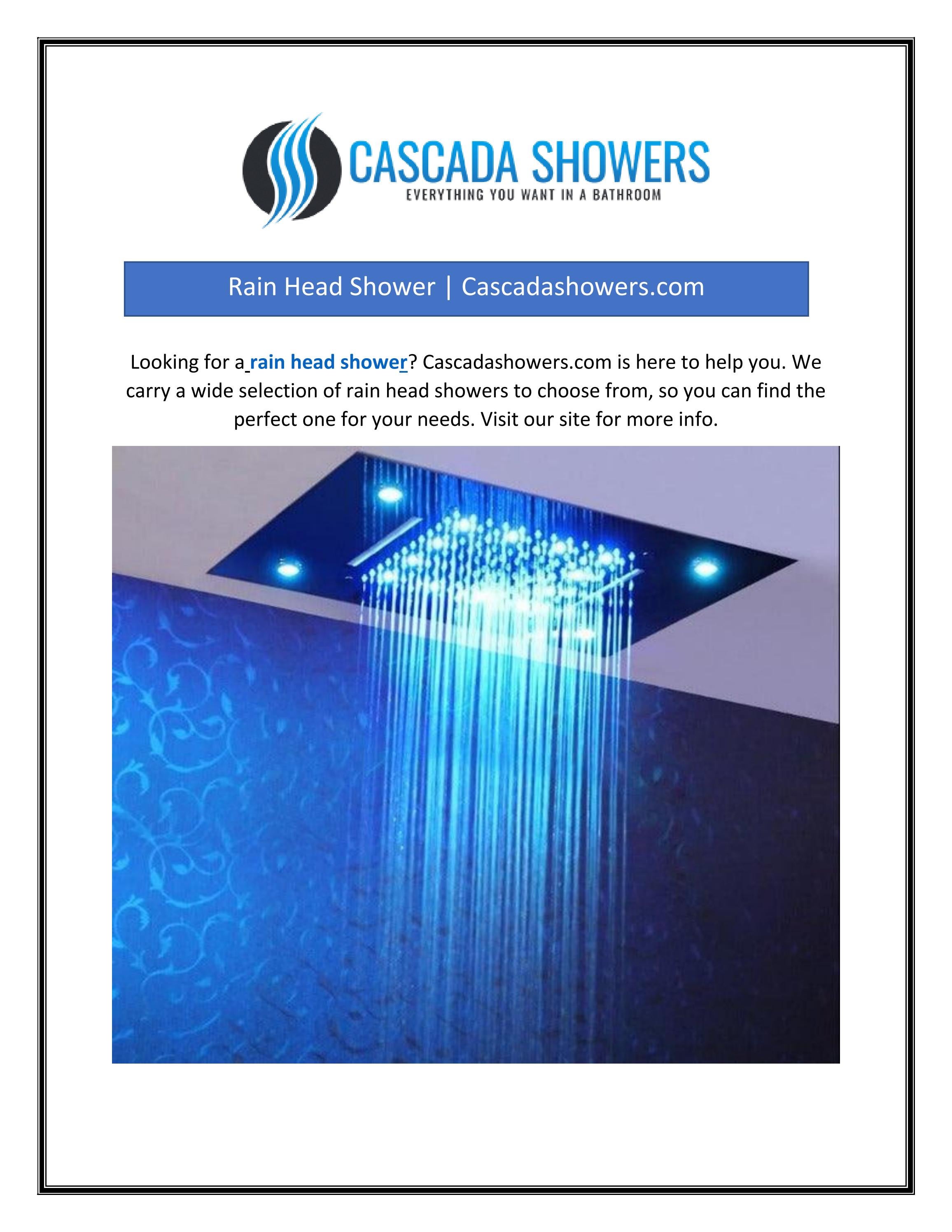 Rain Head Shower by Horizon Direct Depot LLC Issuu