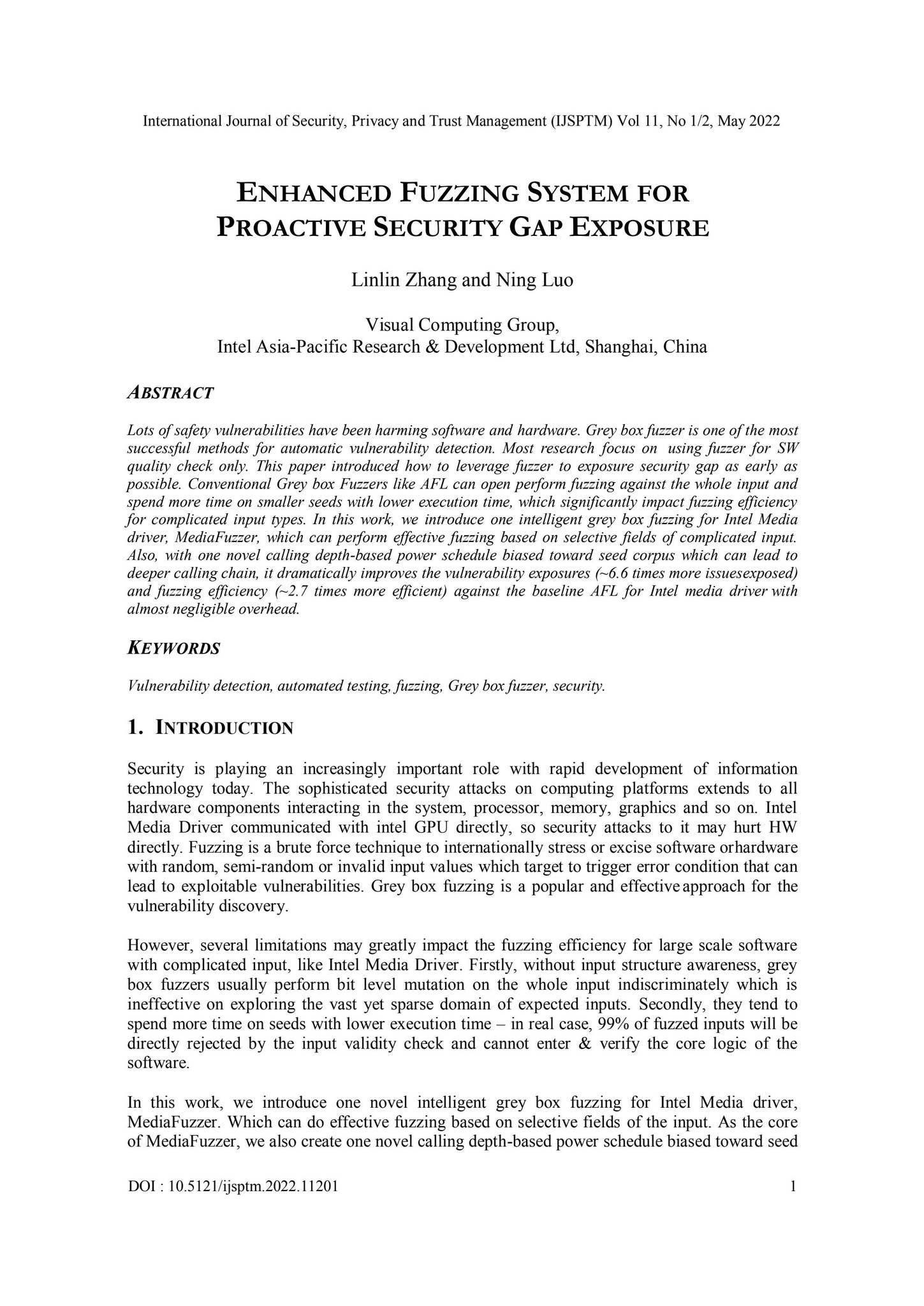Enhanced Fuzzing System for Proactive Security Gap Exposure by ...