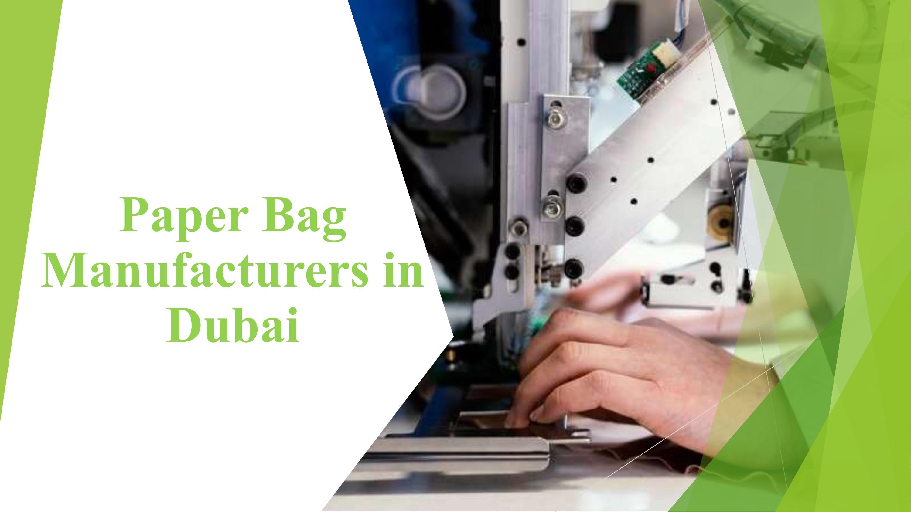 Paper bag manufacturers company in UAE Printing and Packaging