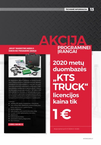 InterCars SA 灯饰目录 · InterTRUCK 编号 . 13 第 15 页