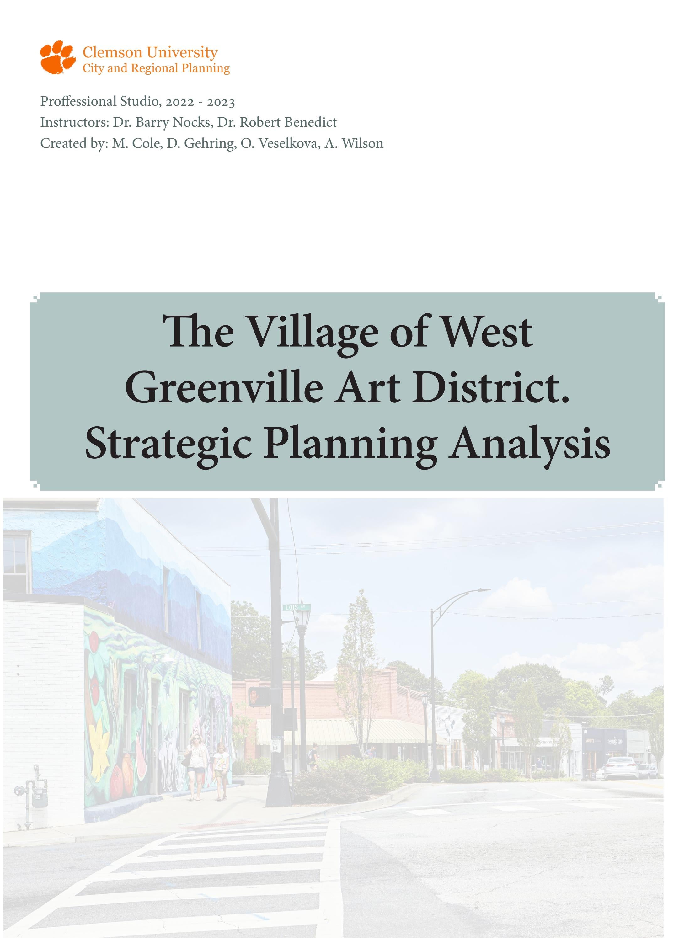 The Village of West Greenville Studio. Strategy by Oksana Veselkova Issuu