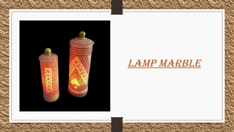 GRP Marbles 灯饰目录 · 大理石 and stone 灯饰 lamps 第 10 页