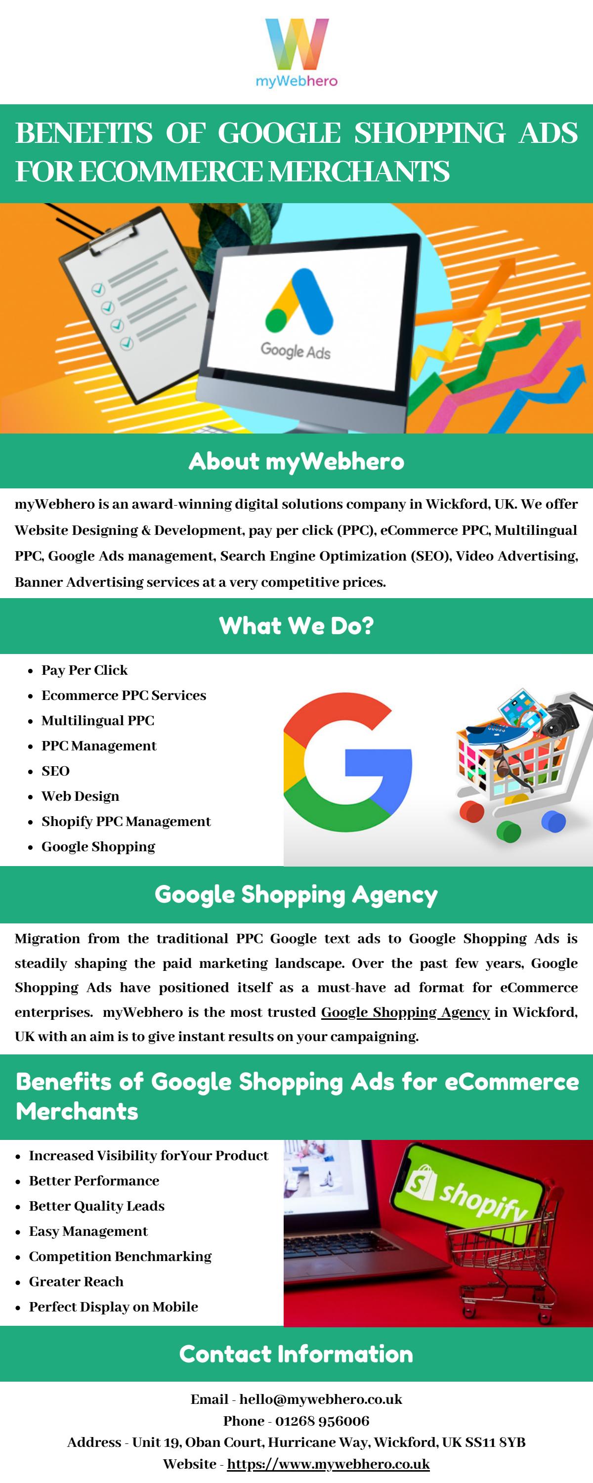 Benefits of Google Shopping Ads for Merchants by MY  Hero