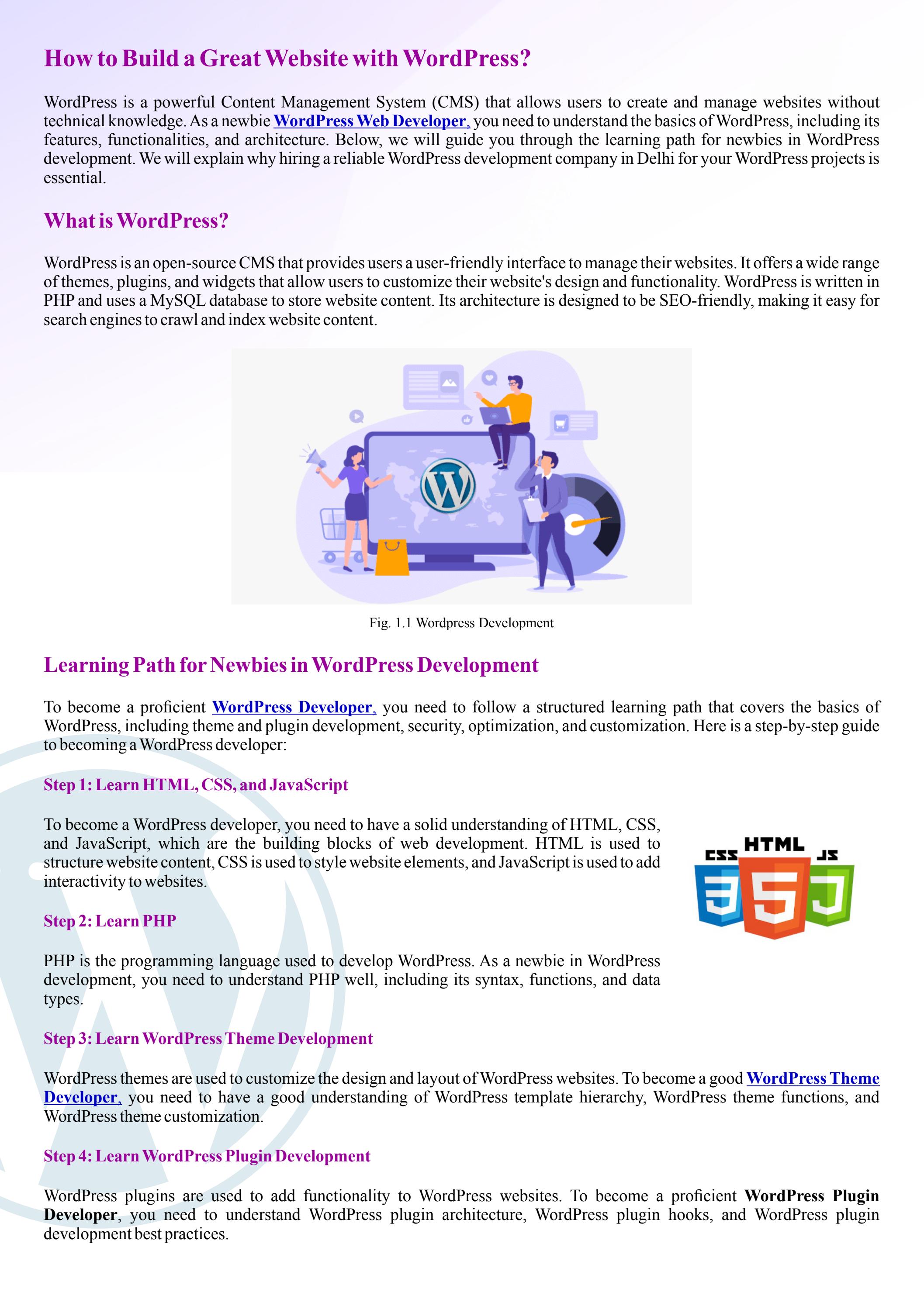How to Use WordPress to Create a Great Website by megataskweb - Issuu
