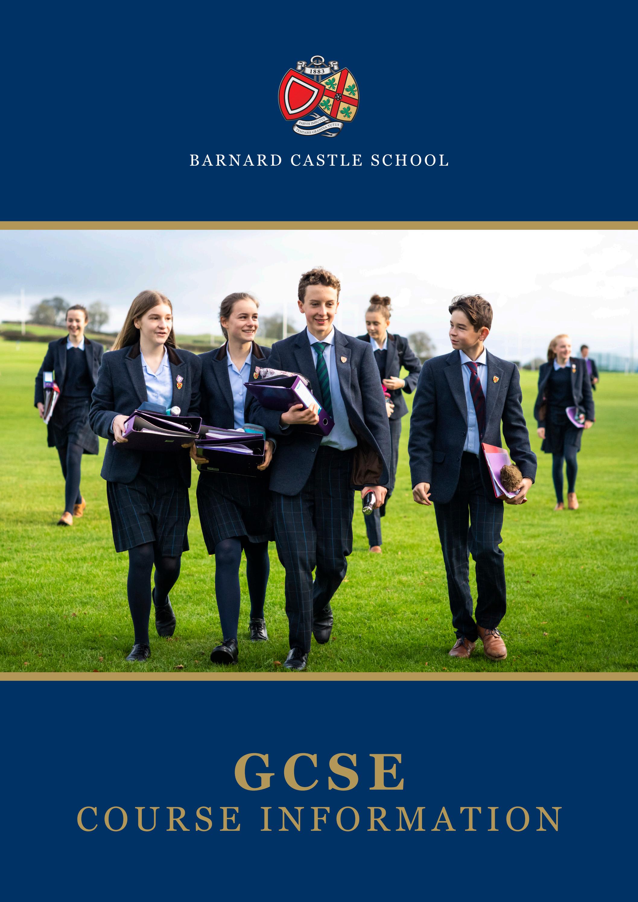 GCSE Course Information by Barnard Castle School Issuu