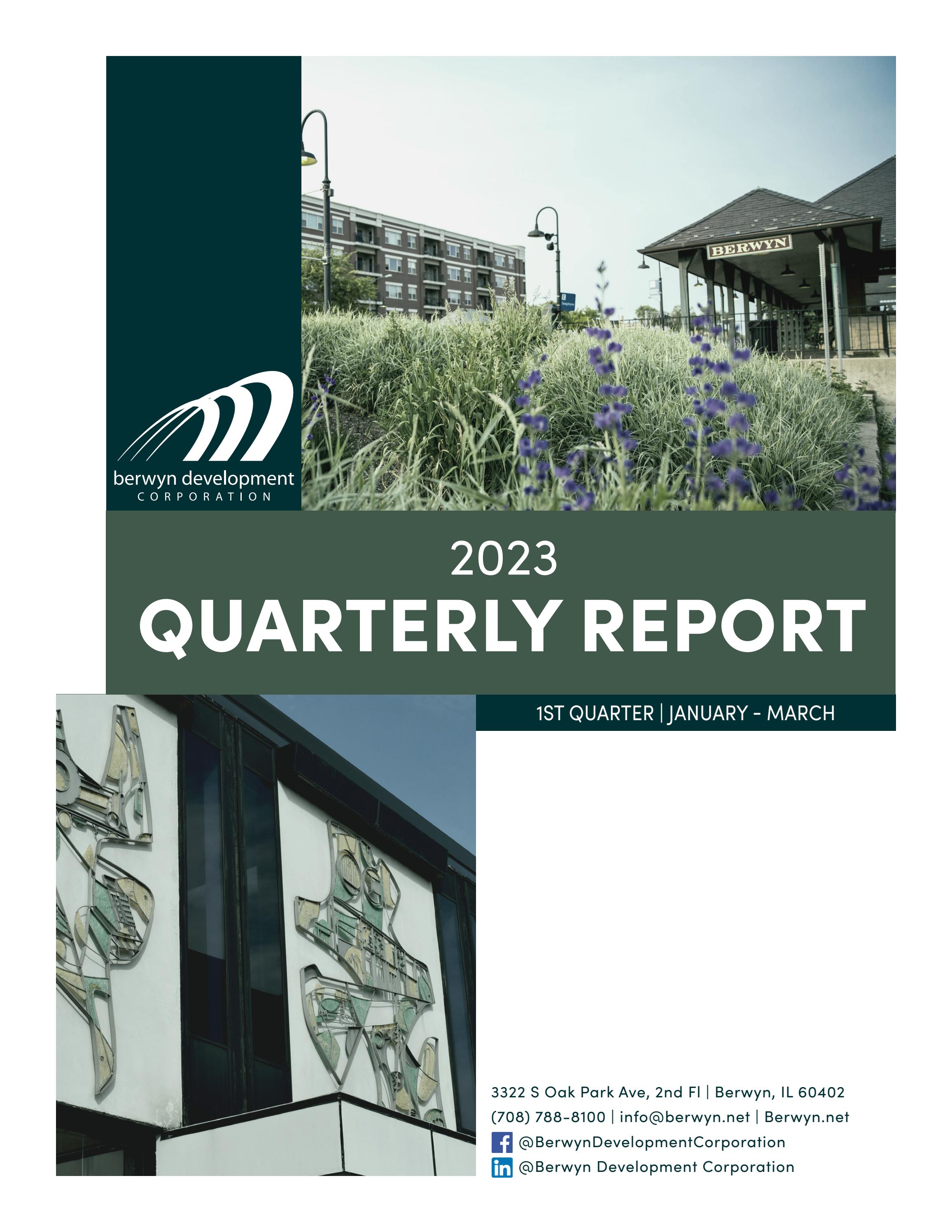 Berwyn Development Corporation 2023 Q1 Report by Berwyn Development