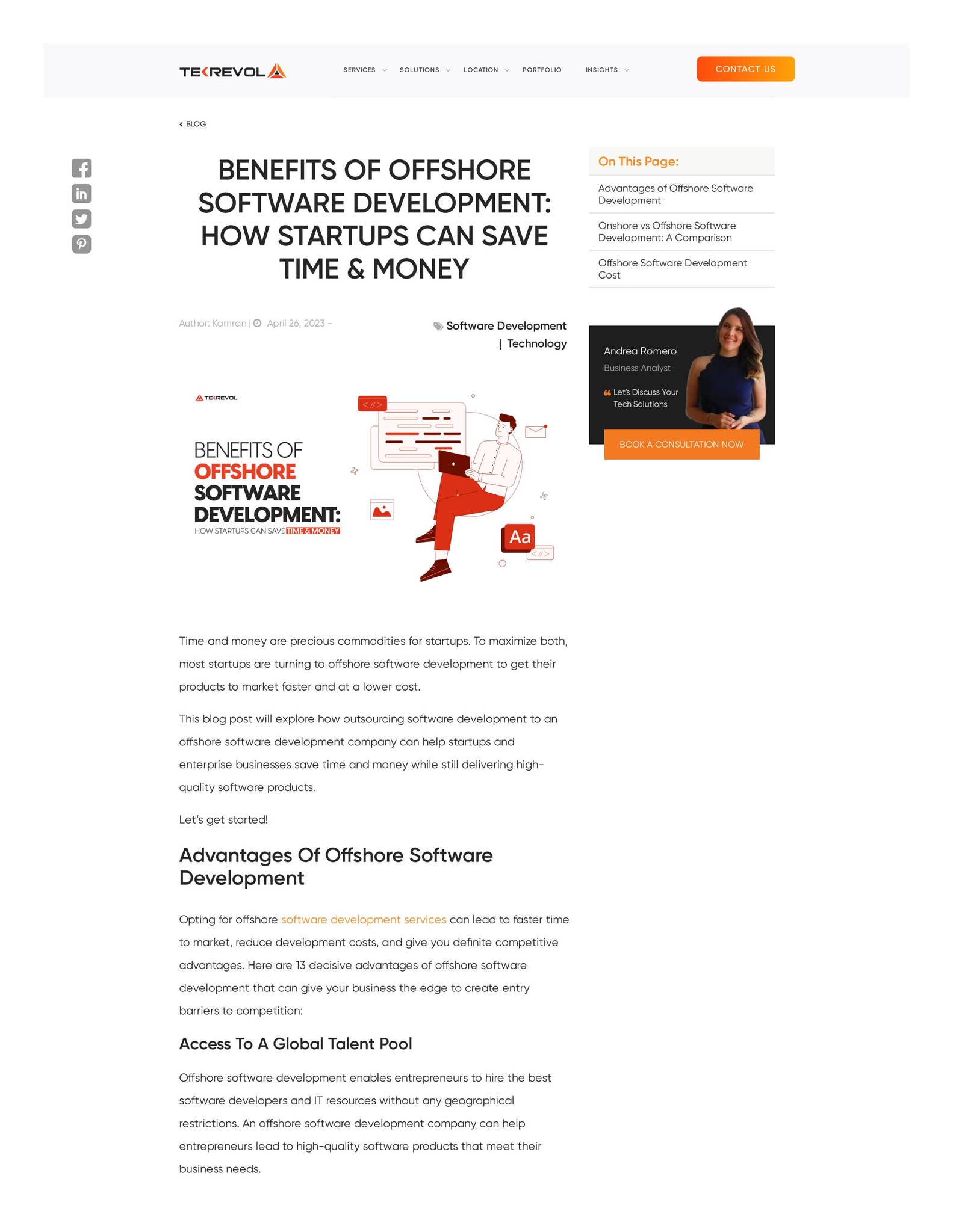 Benefits Of Offshore Software Development by www.tekrevol.com - Issuu