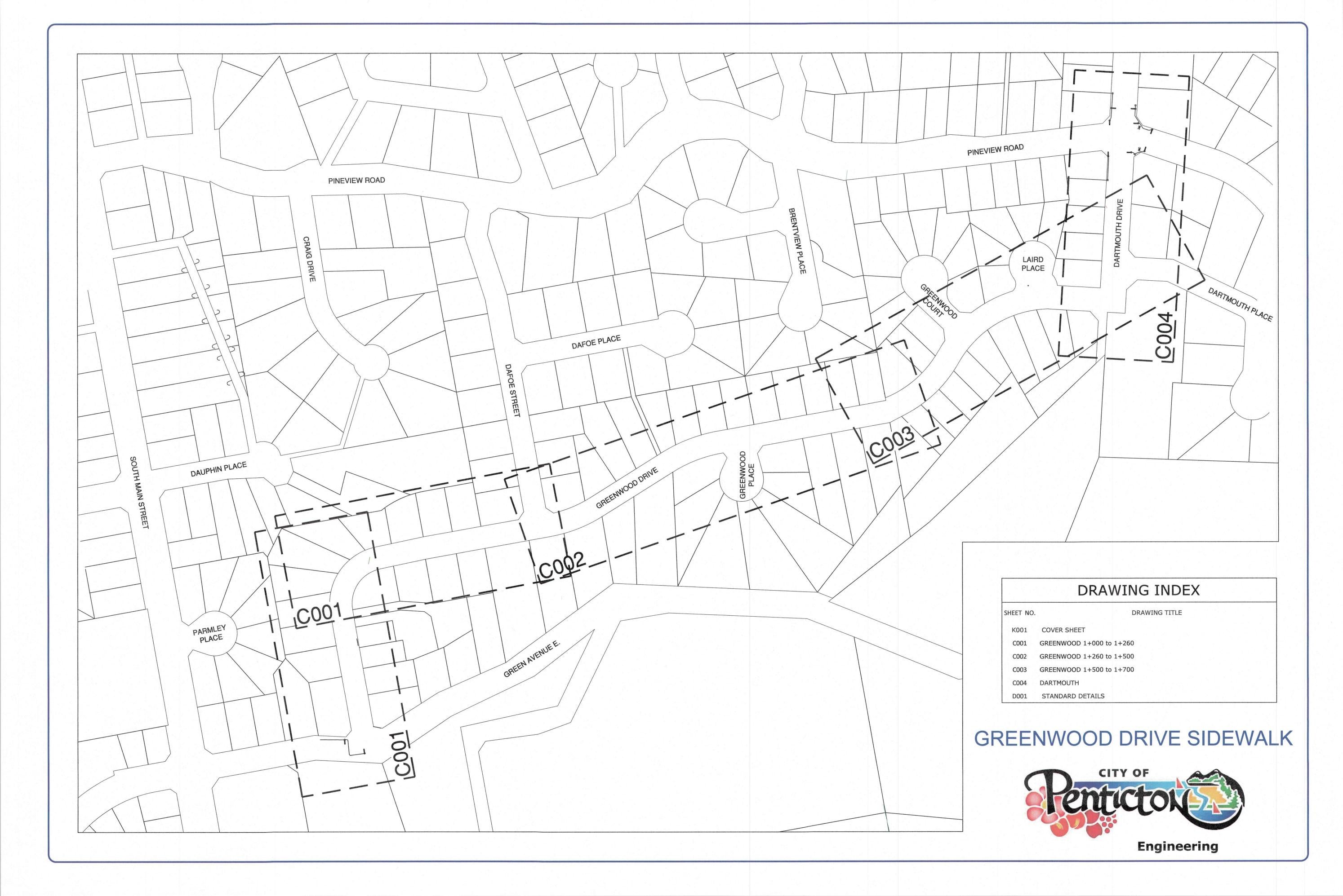 Greenwood Drive Construction Drawings by cityofpenticton Issuu
