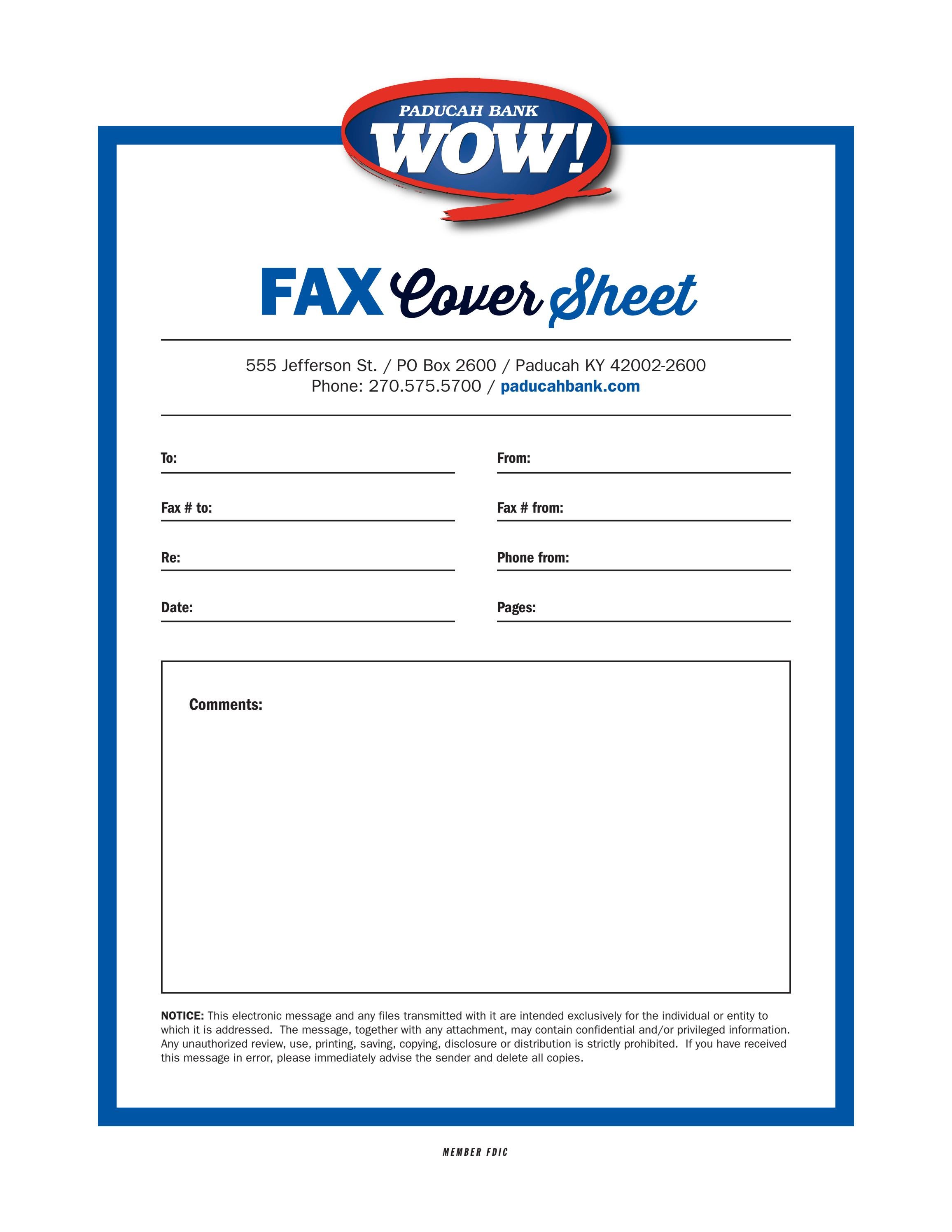 Fax Cover Sheet By Paducahbank Issuu Fax Cover Sheet By Paducahbank Issuu