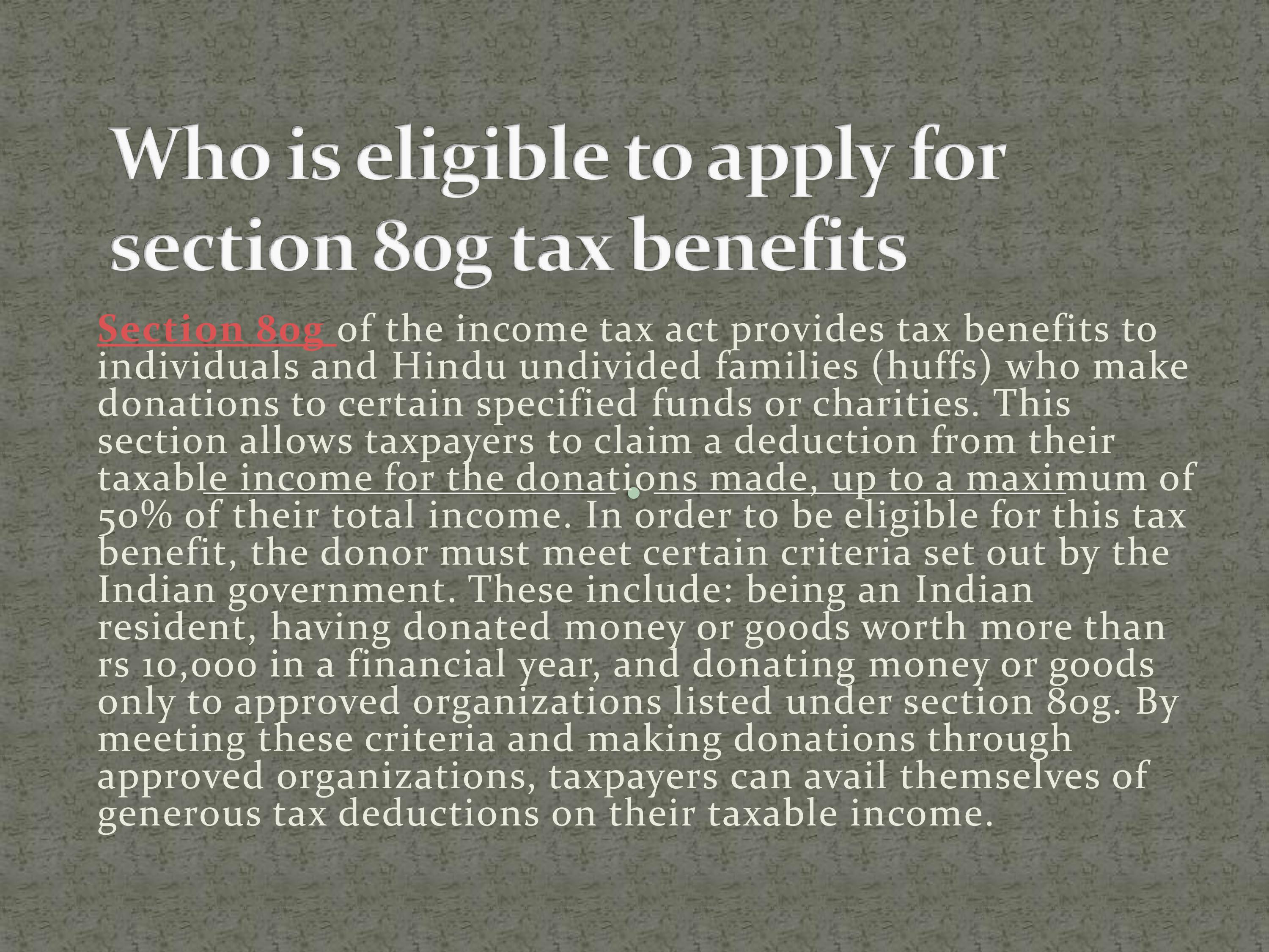 who-is-eligible-to-apply-for-section-80g-tax-benefits-by-80g