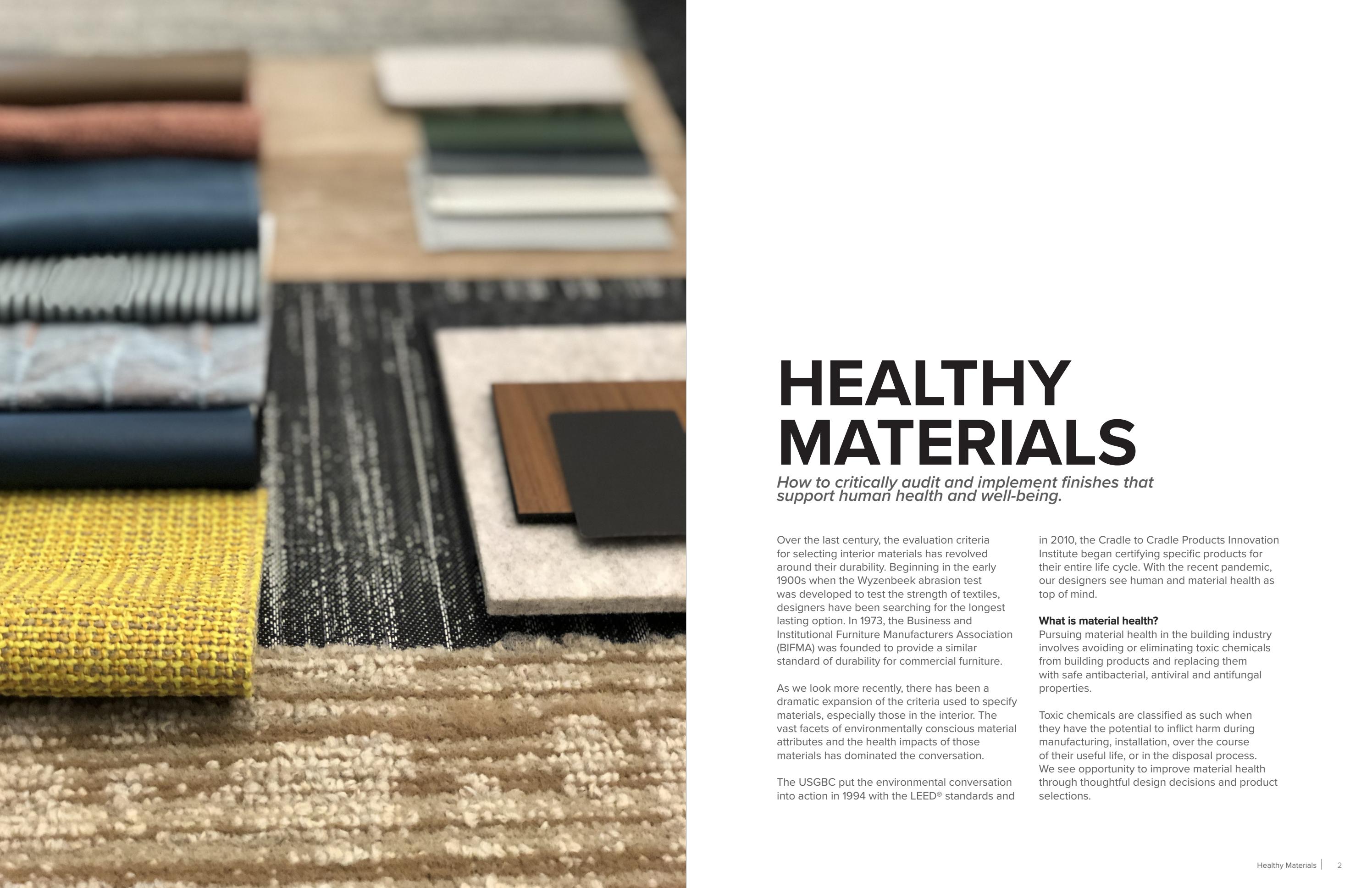 Healthy Materials by Smbwarchitects Issuu