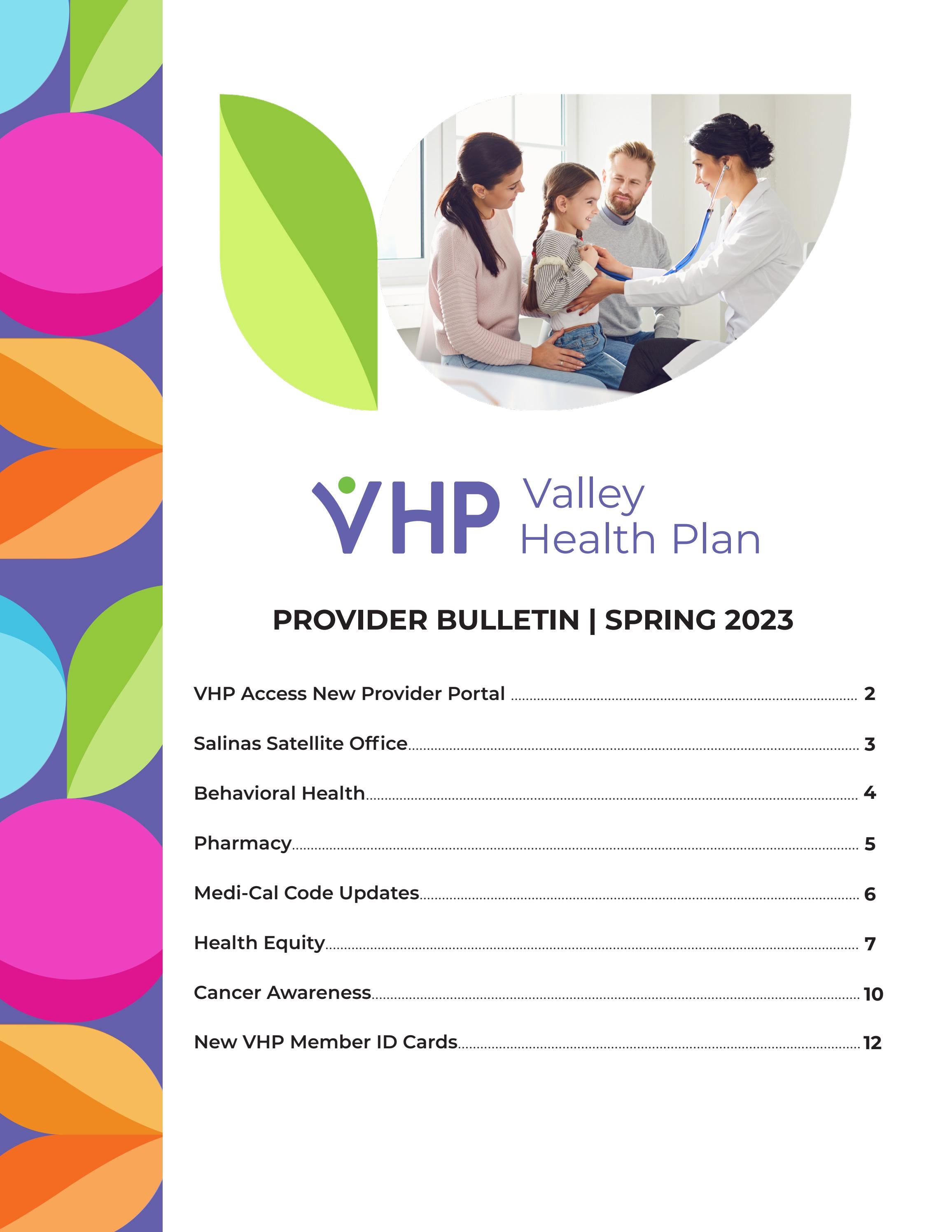 Provider Bulletin Spring 2023 by Valley Health Plan Issuu