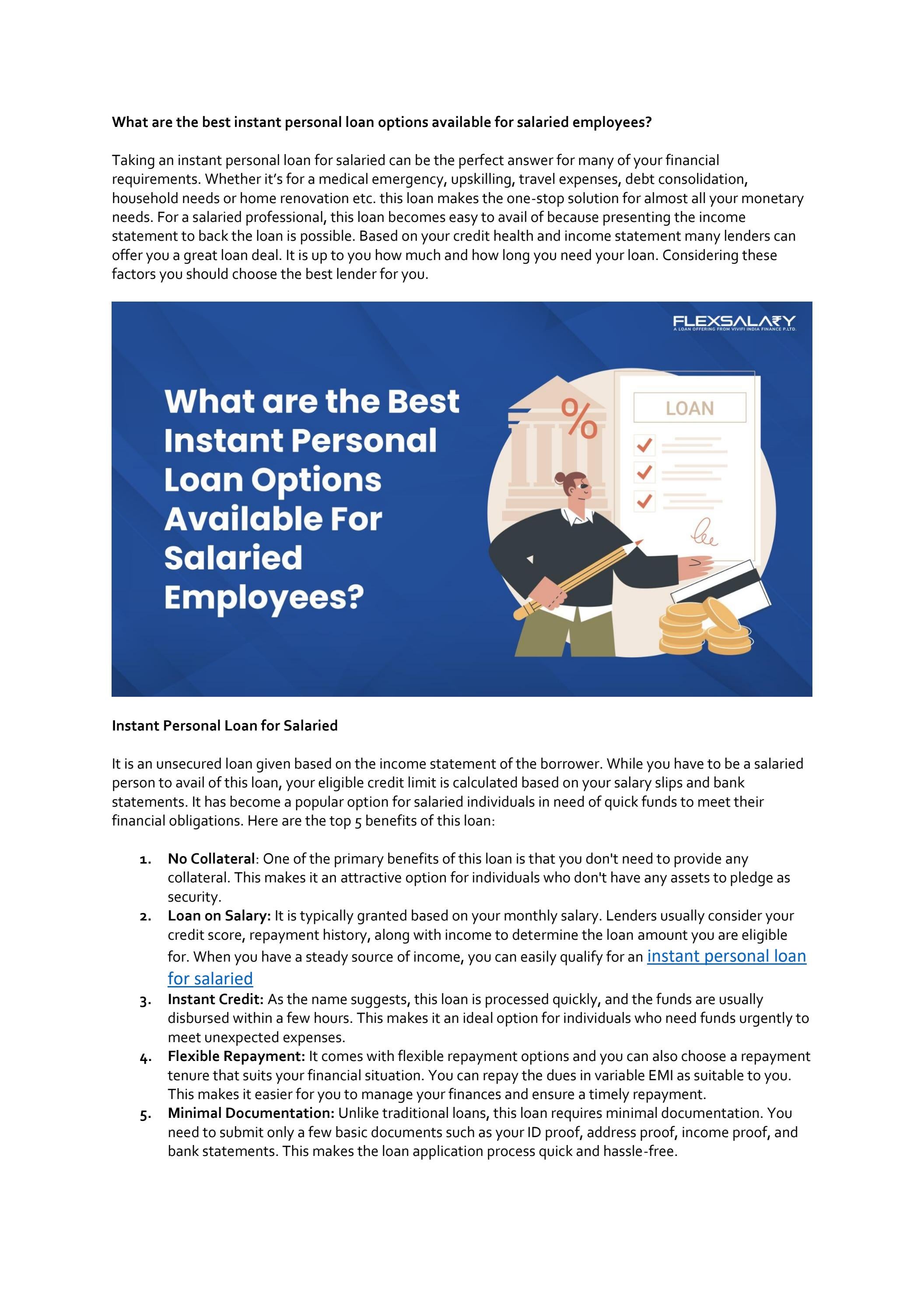 what-are-the-best-instant-personal-loan-options-available-for-salaried