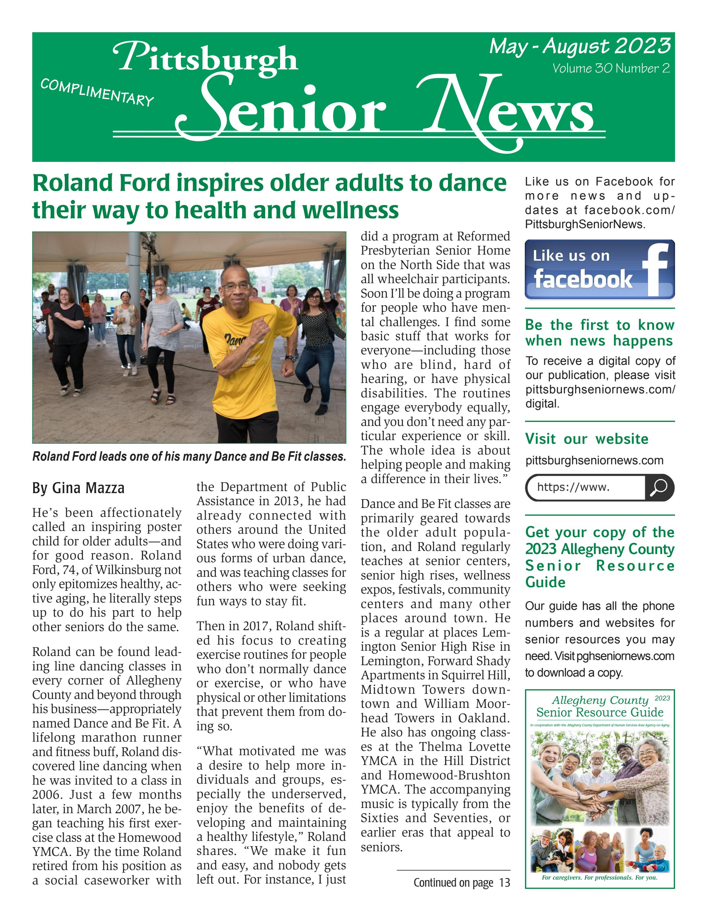 May-August 2023 Pittsburgh Senior News by Pittsburgh Senior News - Issuu