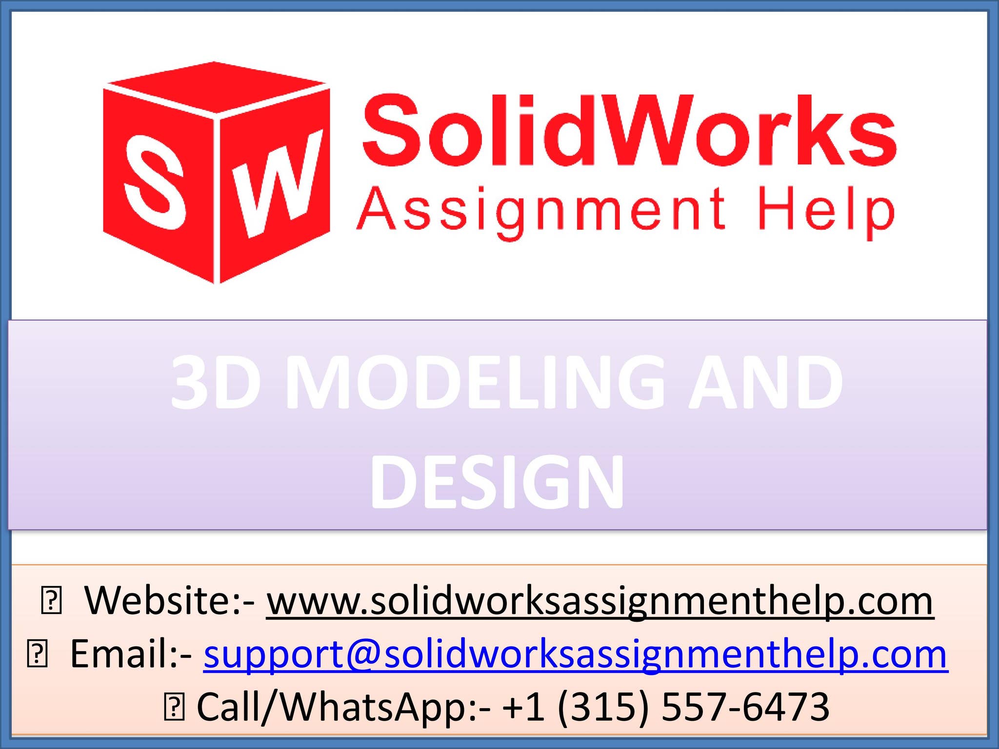 SolidWorks Assignment Help by Solidwork Assignment Help - Issuu