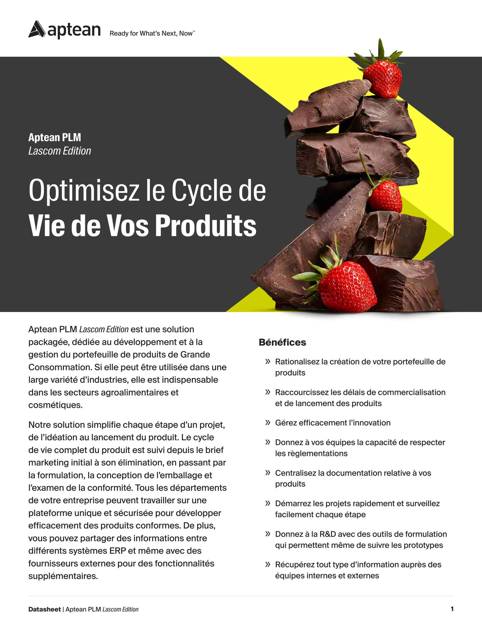 Aptean PLM, Lascom Edition Datasheet (FR) by Aptean - Issuu