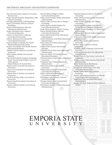 Emporia State University - 春季 2023 Commencement 第 20 页