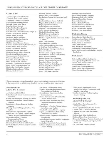 Emporia State University - 春季 2023 Commencement 第 6 页