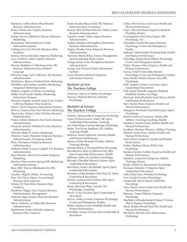 Emporia State University - 春季 2023 Commencement 第 9 页