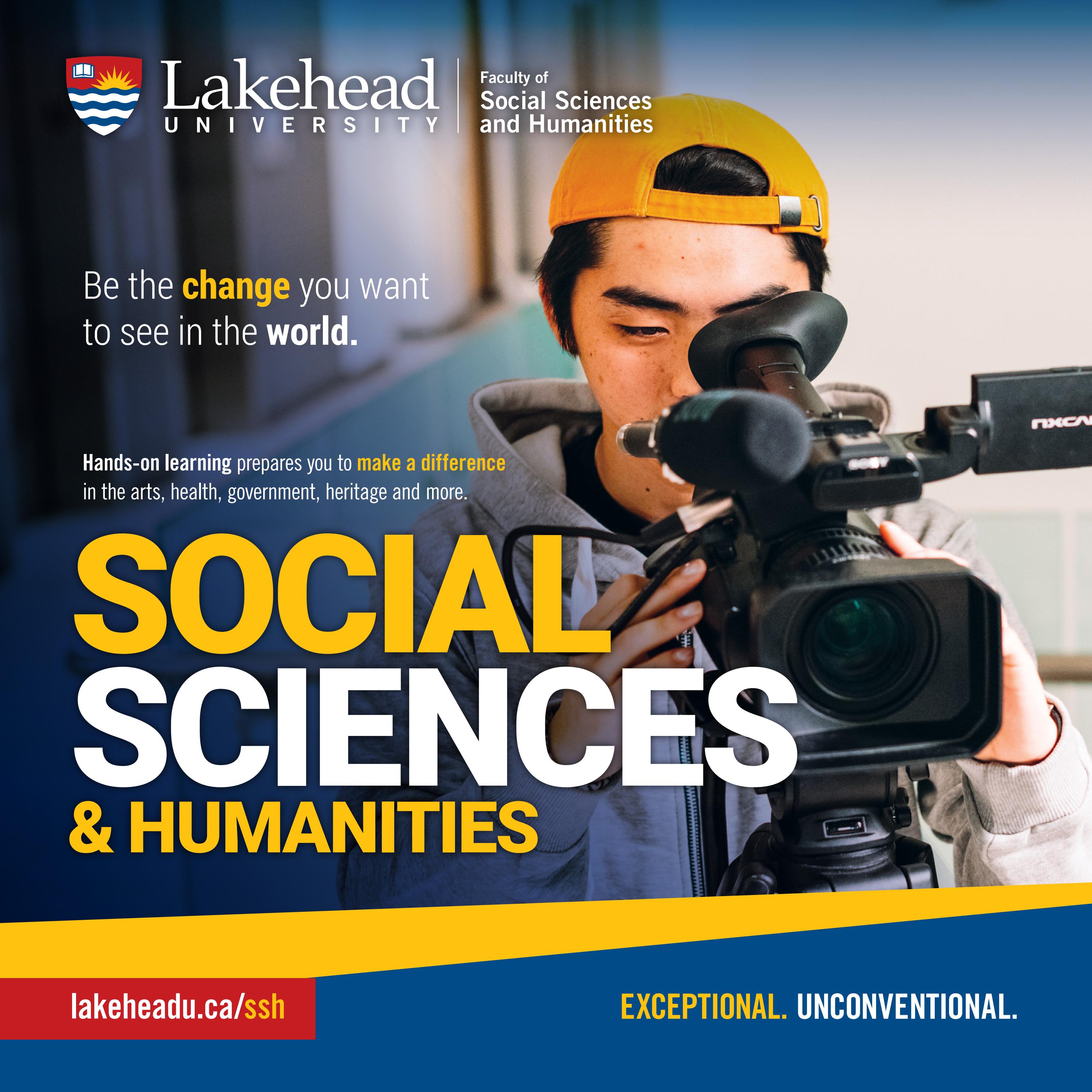 Social Sciences & Humanities Brochure 2023 Lakehead University by