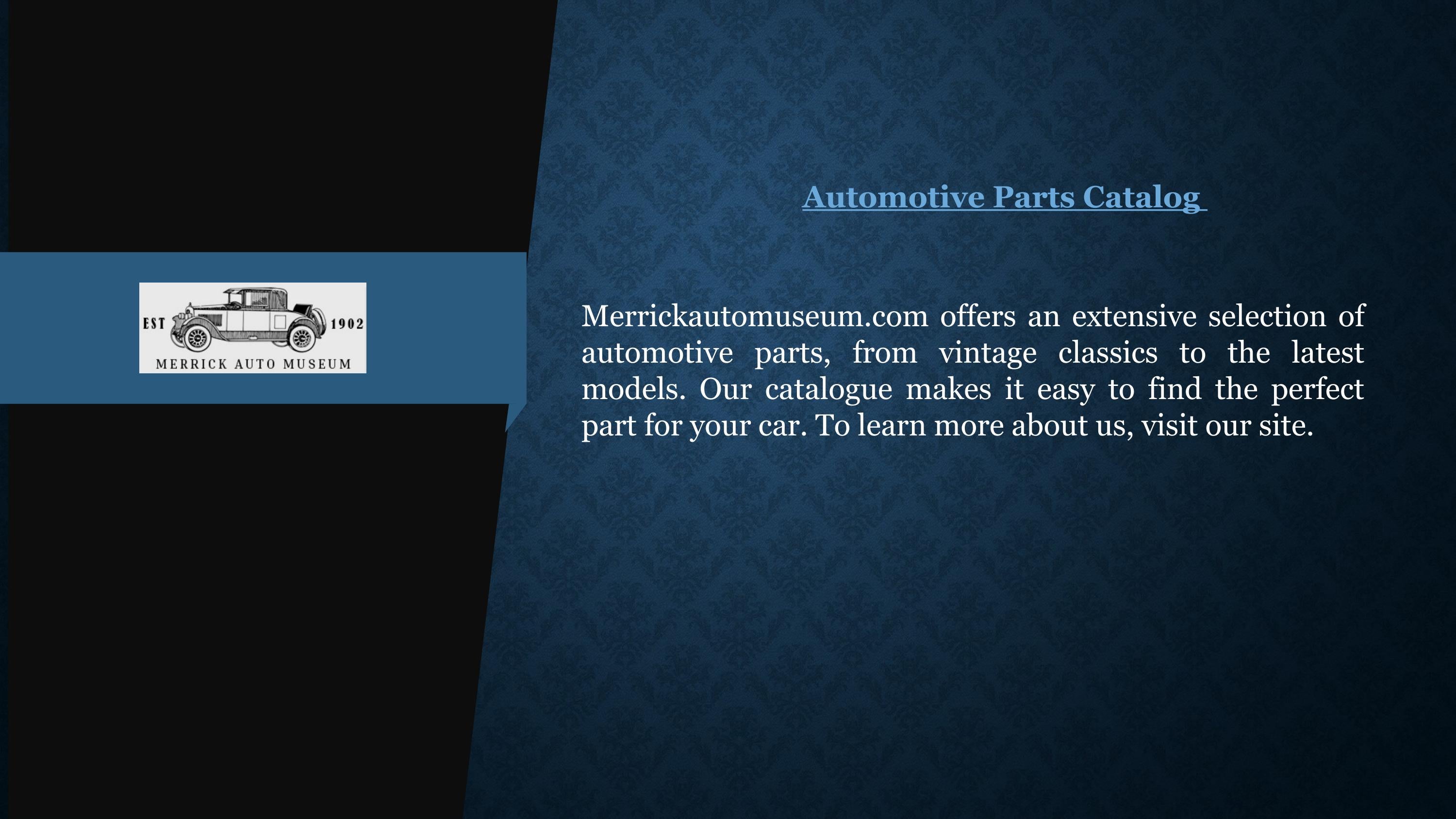 Automotive Parts Catalog by Merrick Auto Issuu