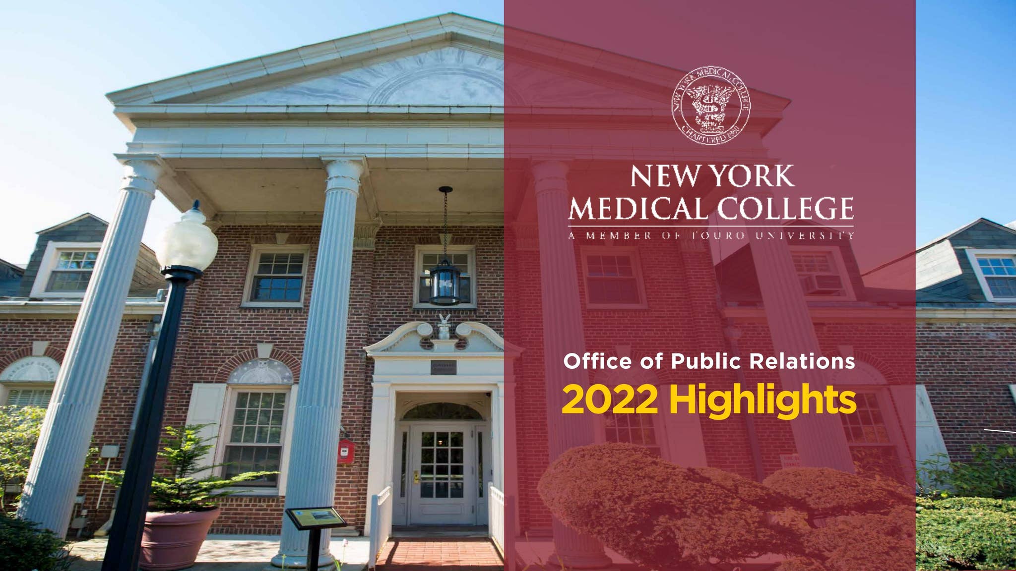 Office of Public Relations Highlights Report 2022 by New York Medical ...