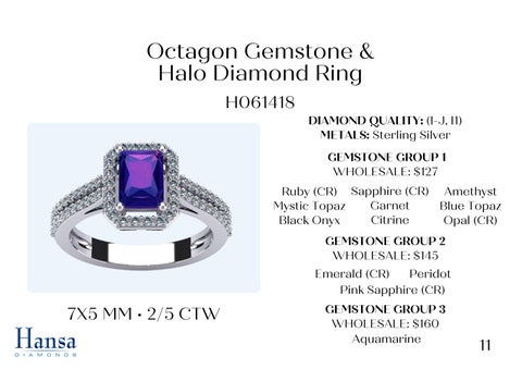 Gemstone × Diamond Rings × Necklaces In Sterling Silver 第 12 页