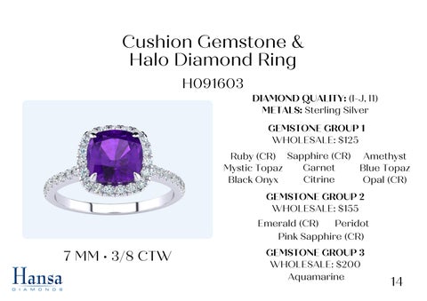 Gemstone × Diamond Rings × Necklaces In Sterling Silver 第 15 页