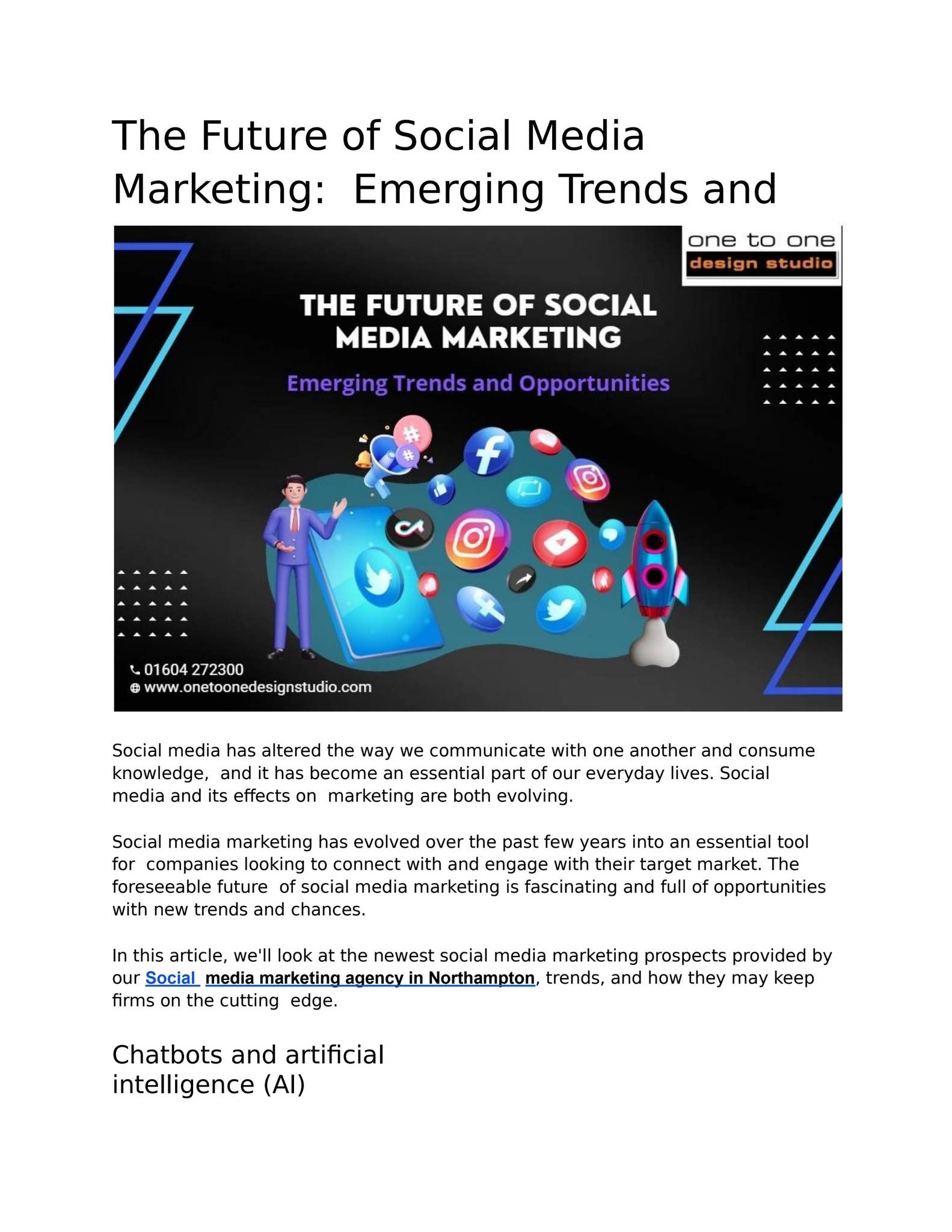 The Future of Social Media Marketing: Emerging Trends and Opportunities ...