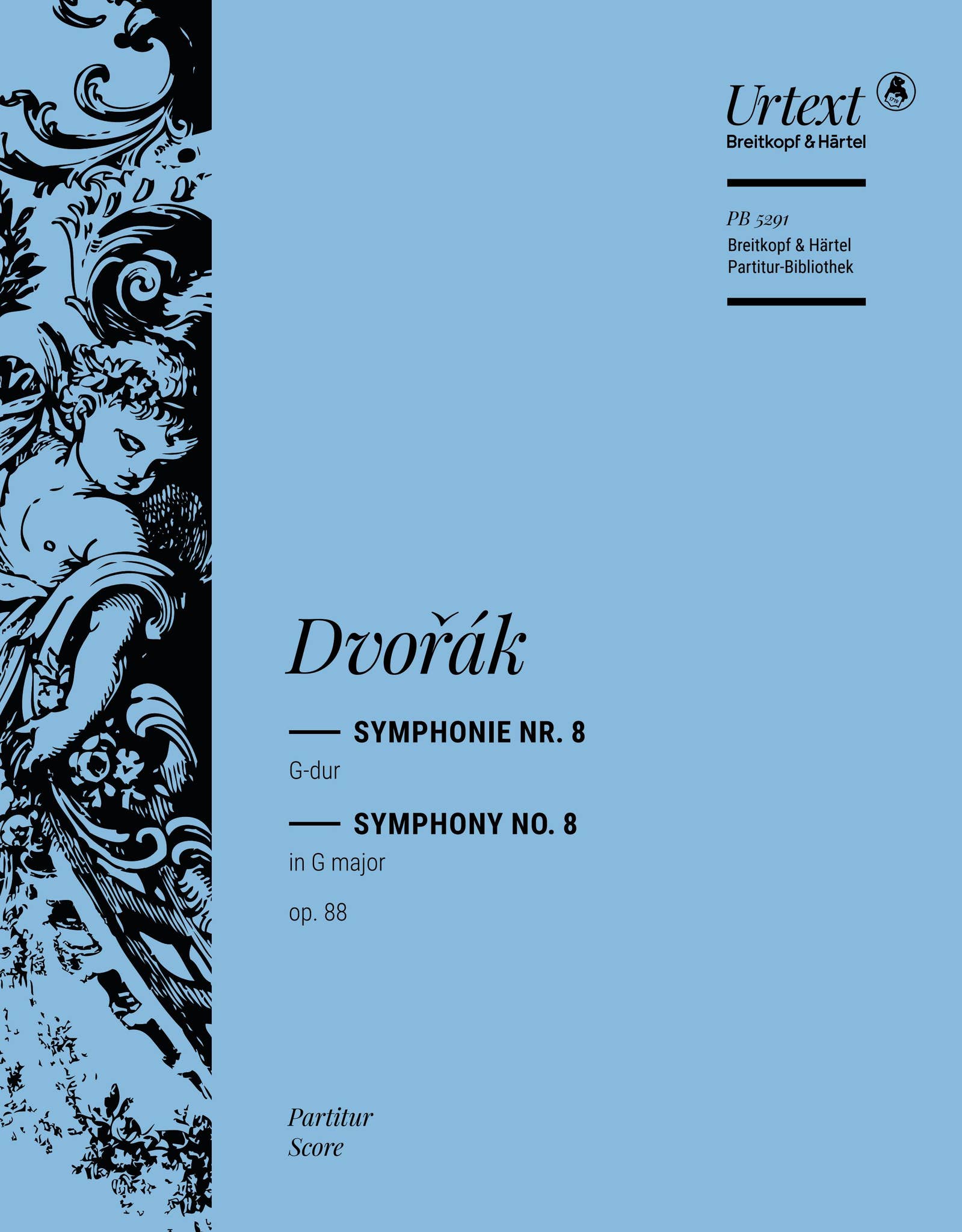 PB 5291 – Dvořák, Symphonie Nr. 8 G-dur op. 88 by Breitkopf