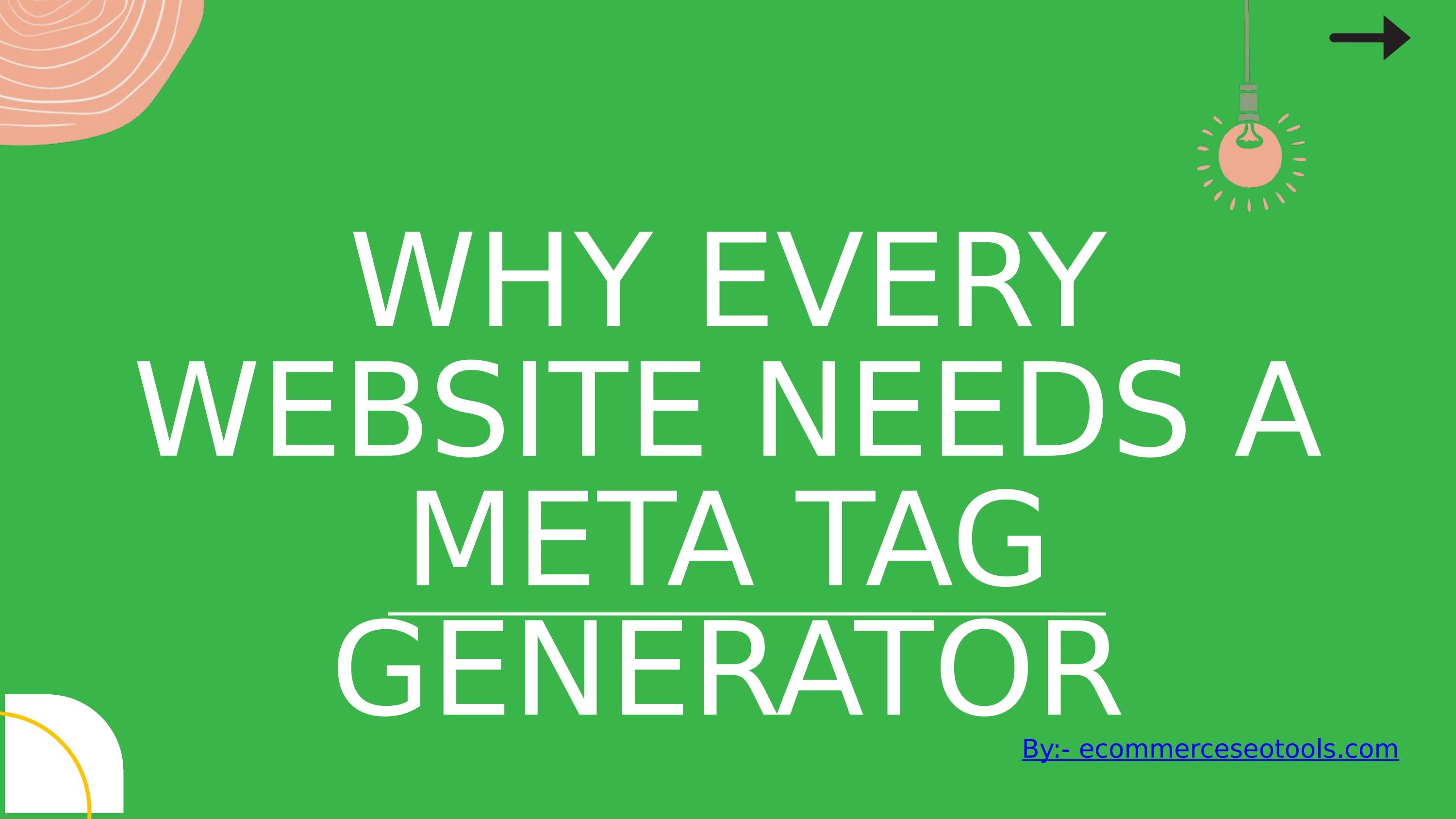 Why Every site Needs A Meta Tag Generator by Issuu