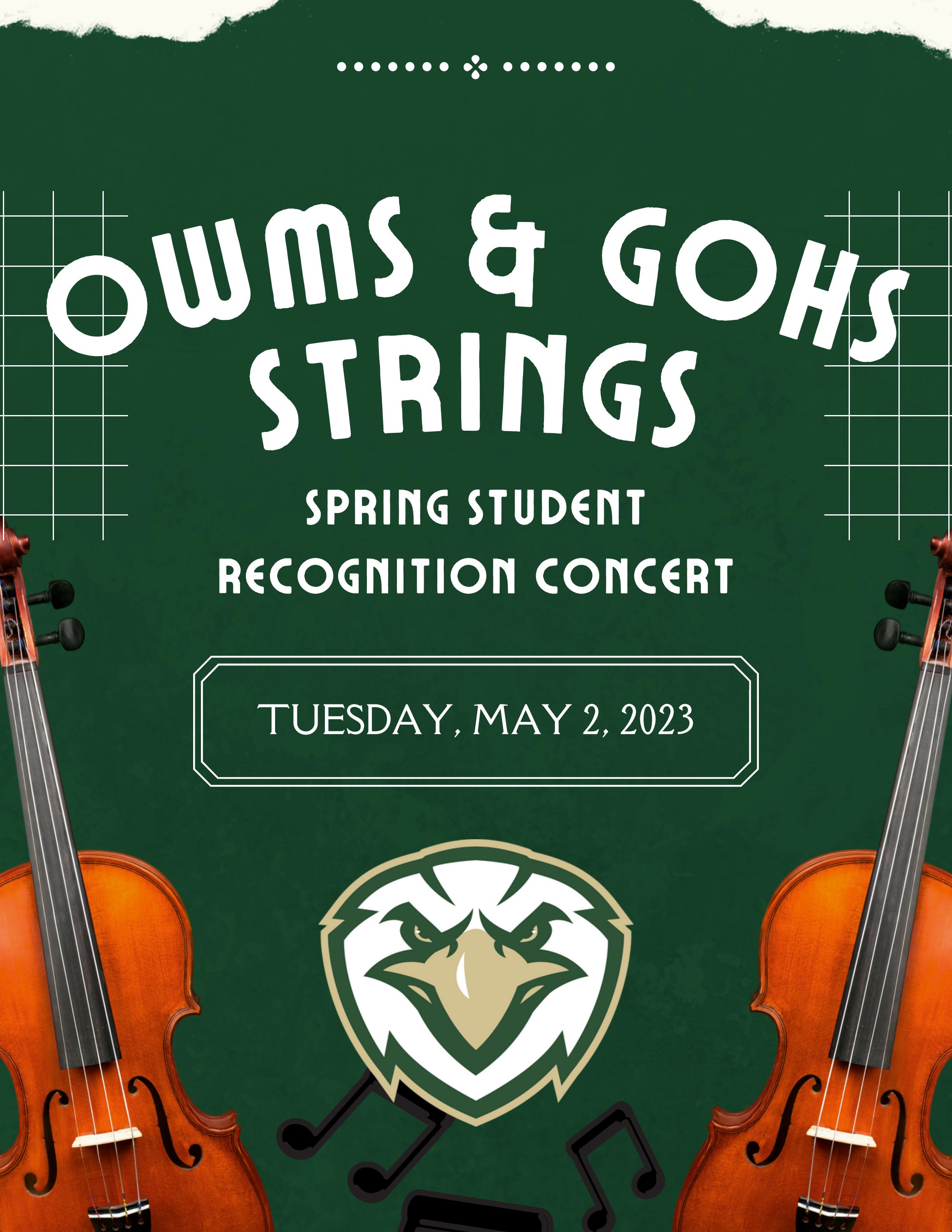 OWMS & GOHS Strings Spring Student Recognition Concert by Plain Local ...