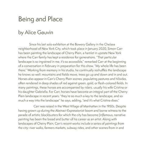 Simon Carr: Being and Place 第 4 页