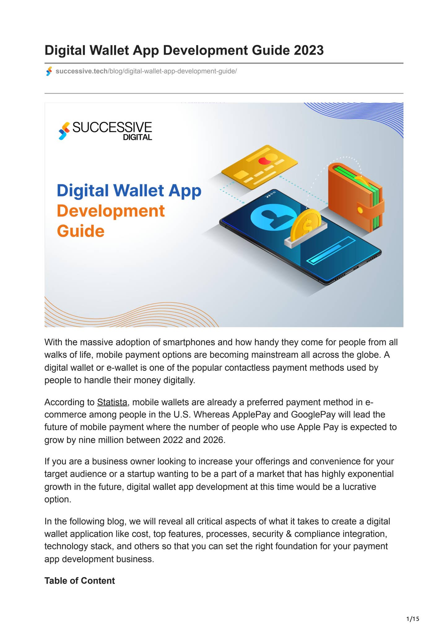 Digital Wallet App Development Guide by Successive Digital - Issuu