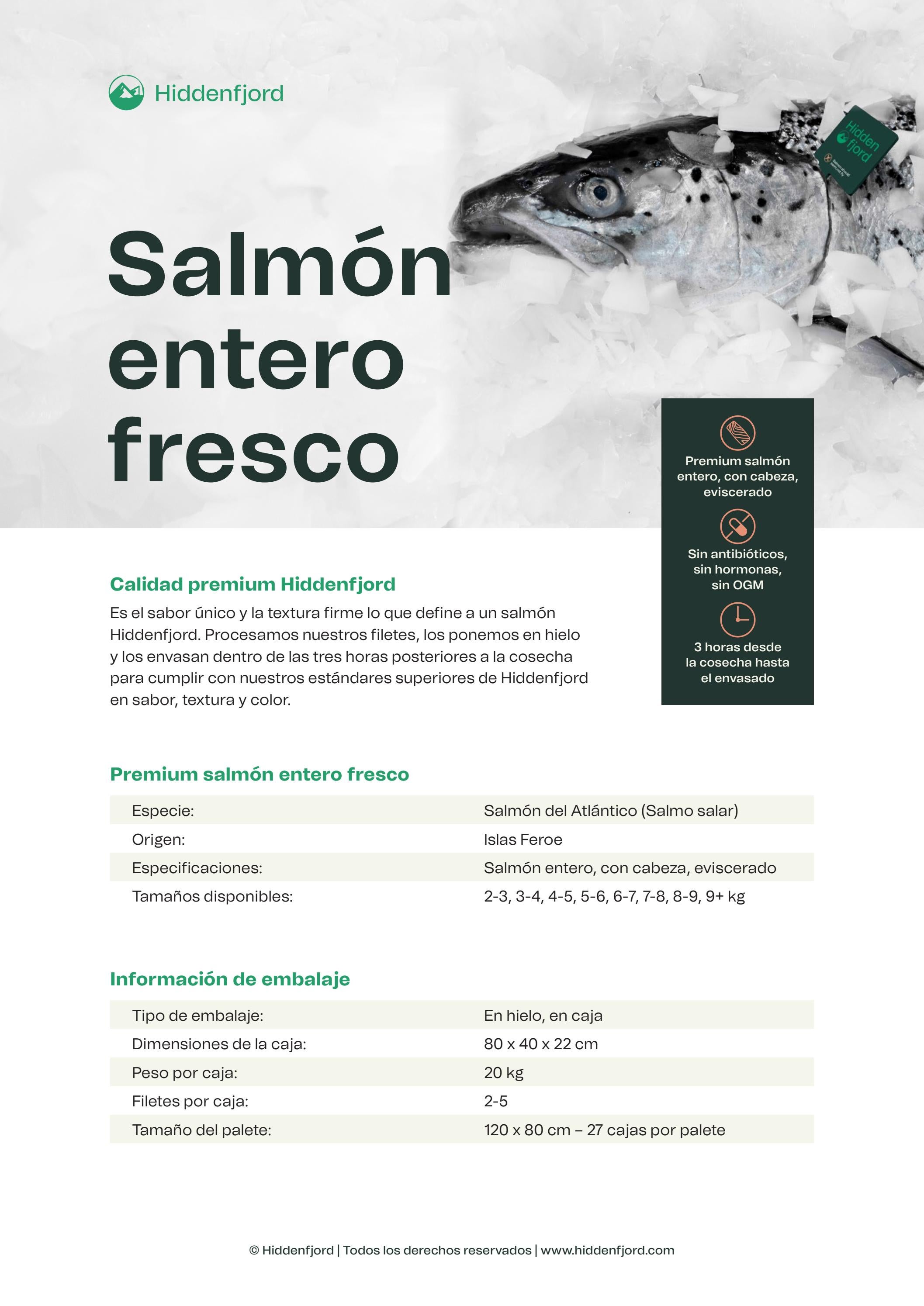 Fresh whole salmon (Spanish) by Hiddenfjord Issuu