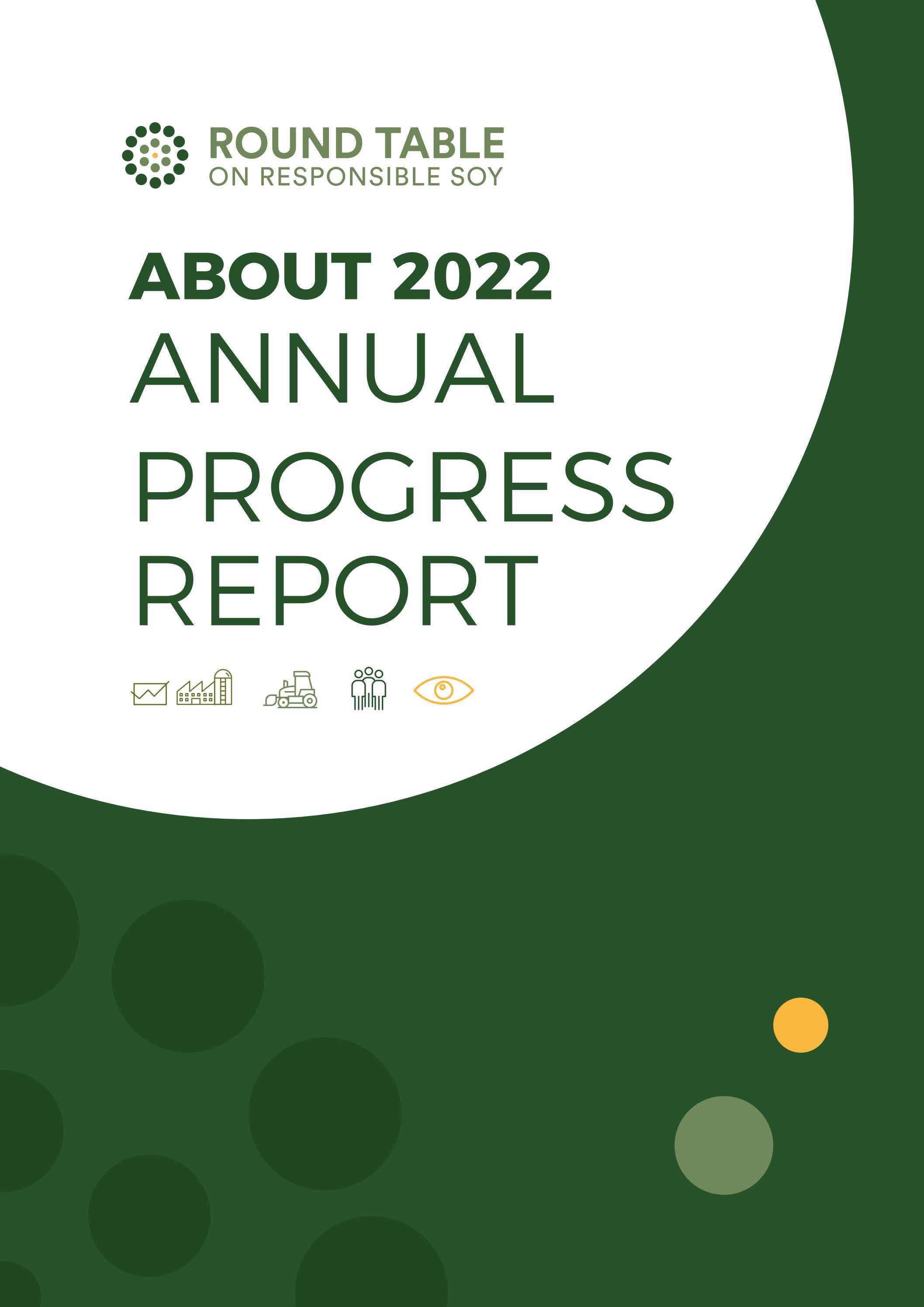 About 2022 Annual Progress Report by Round Table on Responsible Soy
