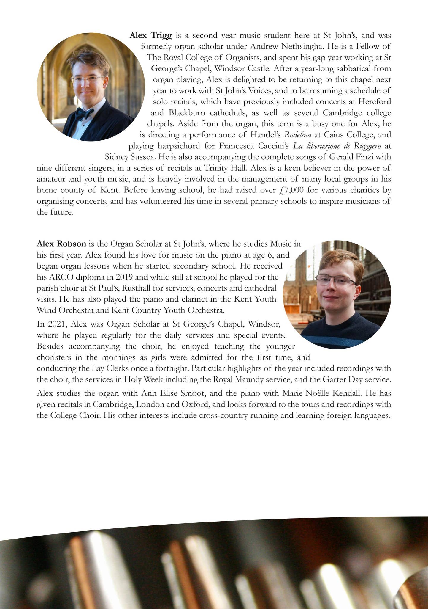 St John's College Organ Recital Series by St John's College, Cambridge ...