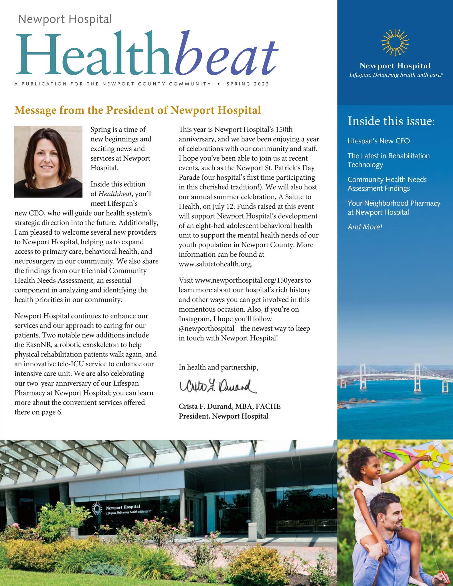 Newport Hospital Newsletter Spring 2023 by Brown University Health - Issuu