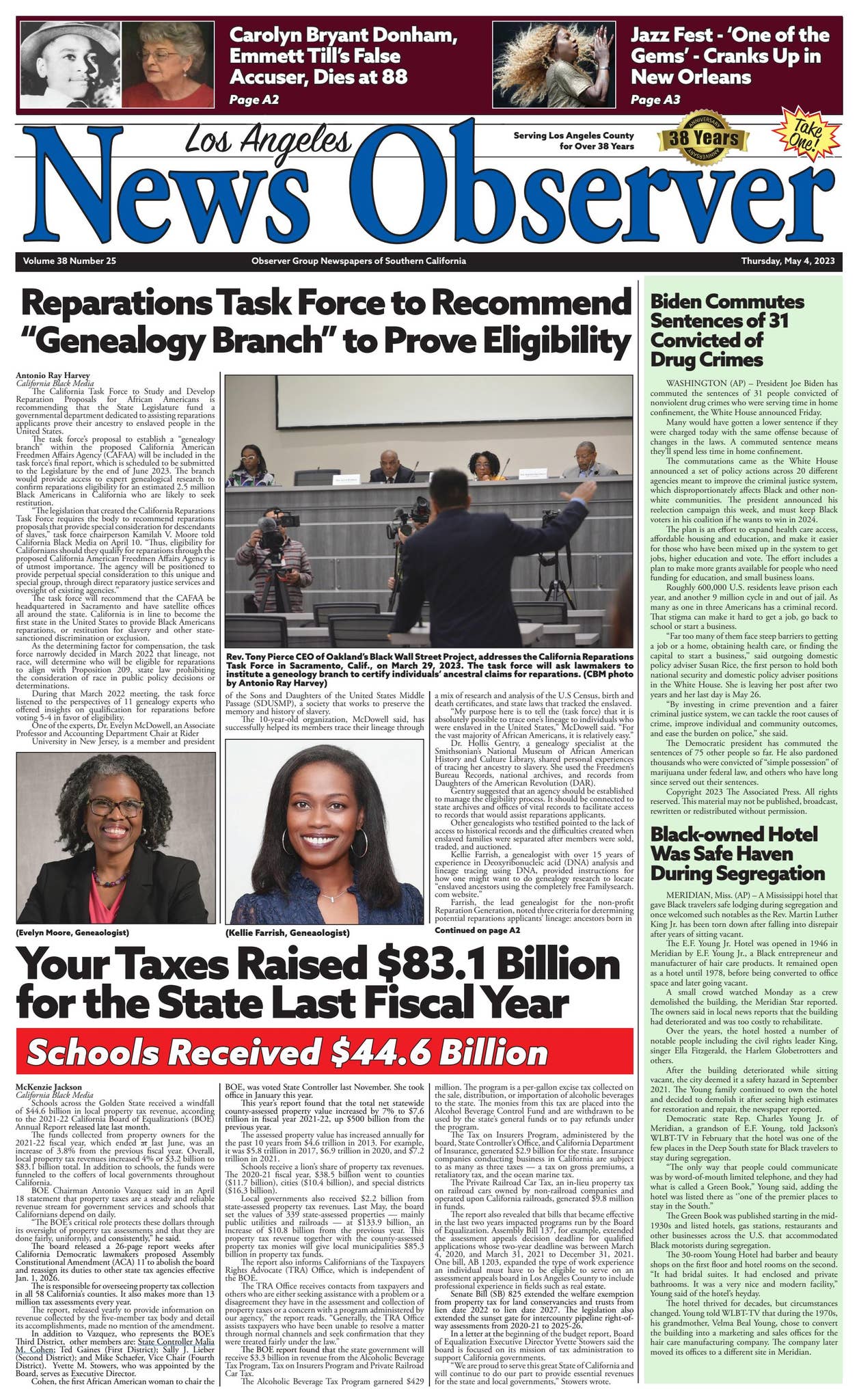 Los Angeles New Observer 5.4.23 by Observer Group Newspapers