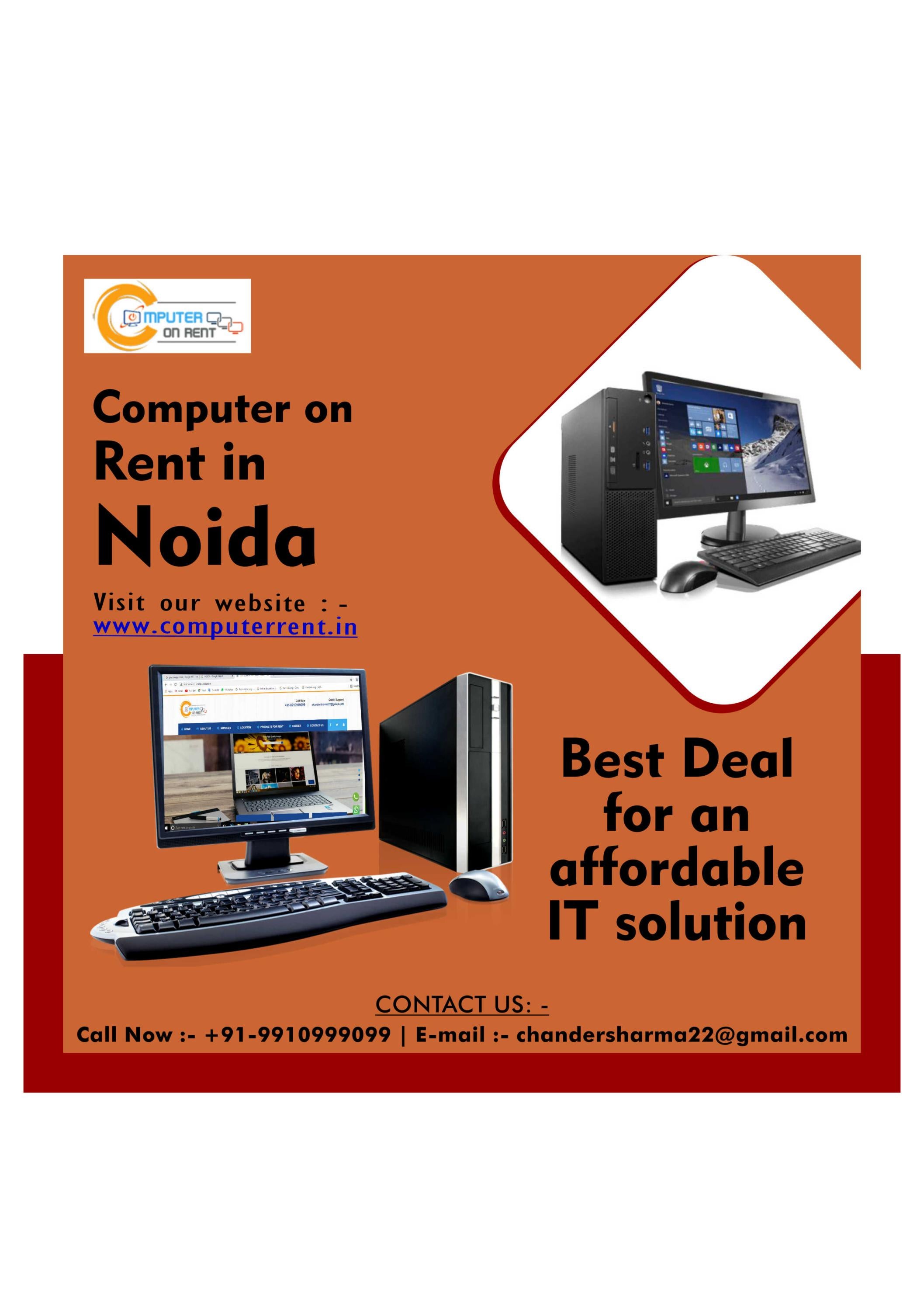 Computer rent in Noida! 9910999099 by computeronrent Issuu