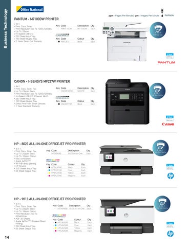 OfficeNationalAfrica 办公 Products 家具目录 | 版 25 | AtYourDoor 办公 National 第 14 页