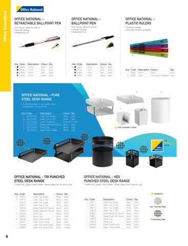 OfficeNationalAfrica 办公 Products 家具目录 | 版 25 | Apex 办公 National 第 6 页