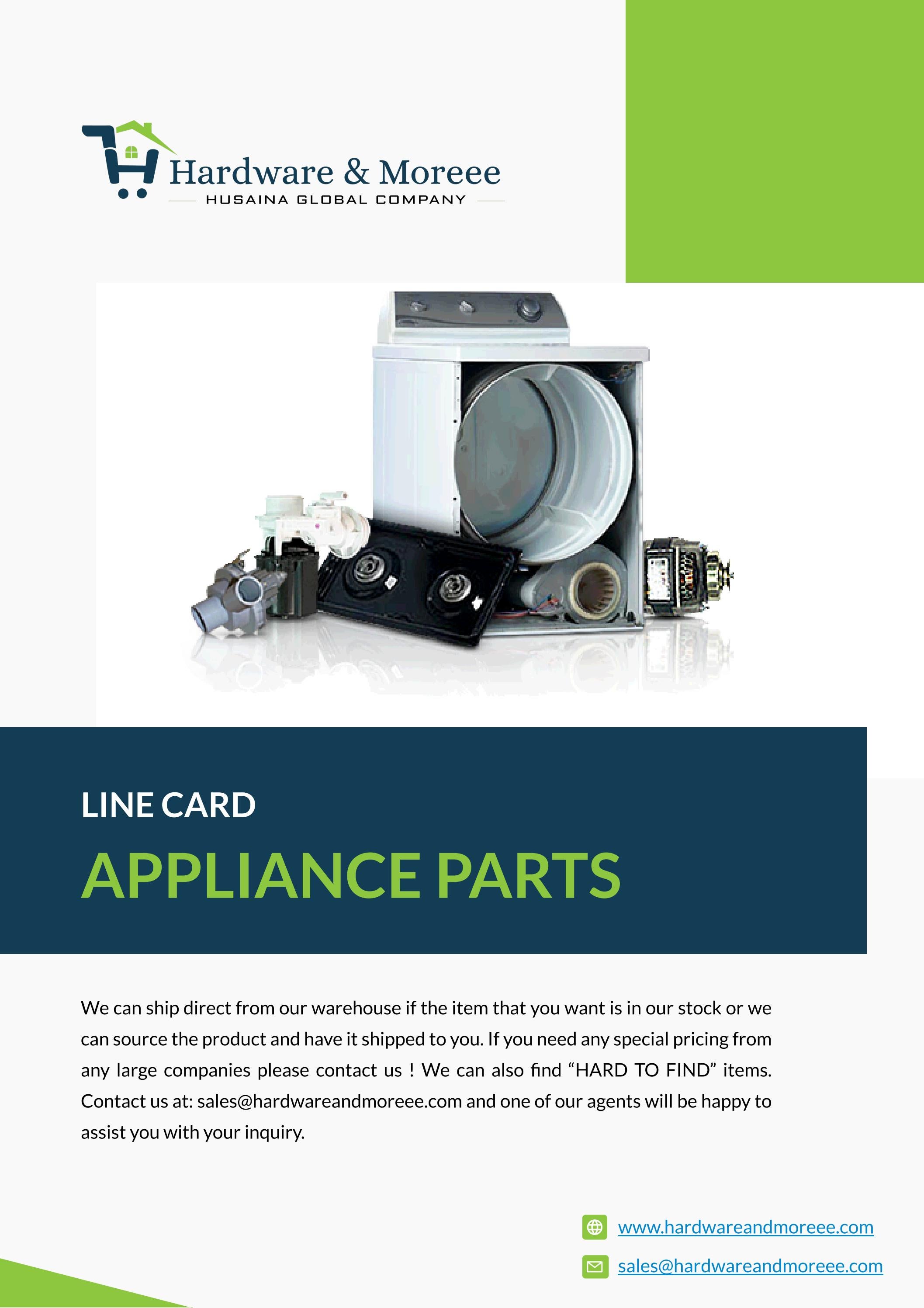 Applicnce Parts by Hardware & Moreee Issuu