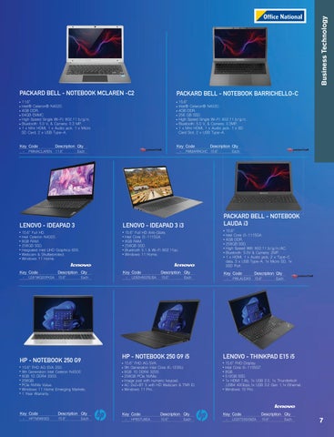 OfficeNationalAfrica 办公 Products 家具目录 | 版 25 | Folio 办公 National 第 7 页